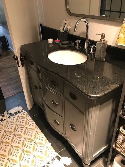 Bathroom 2 new vanity