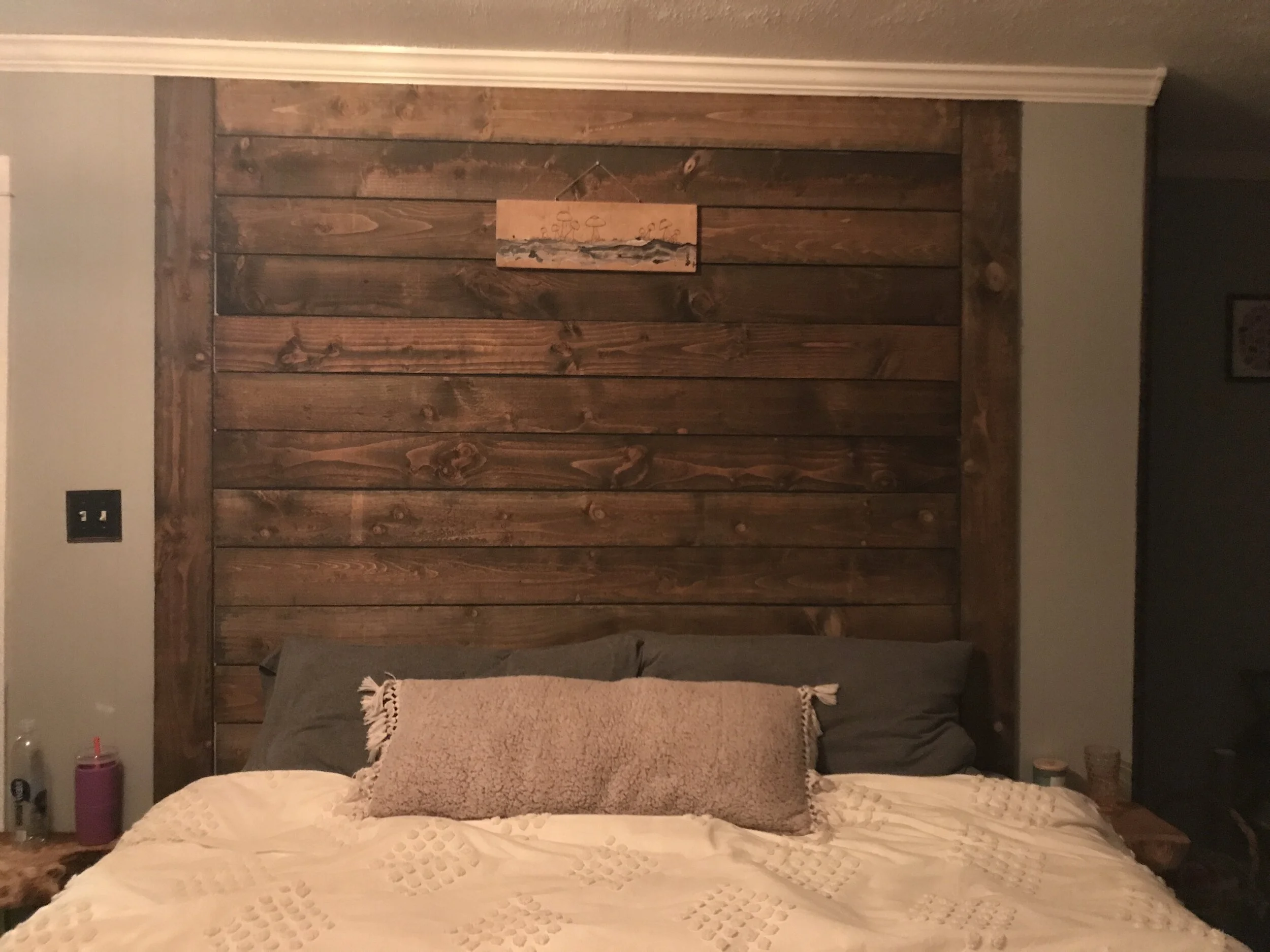 DIY king headboard