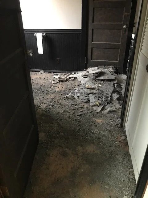 Remodel bathroom gut job