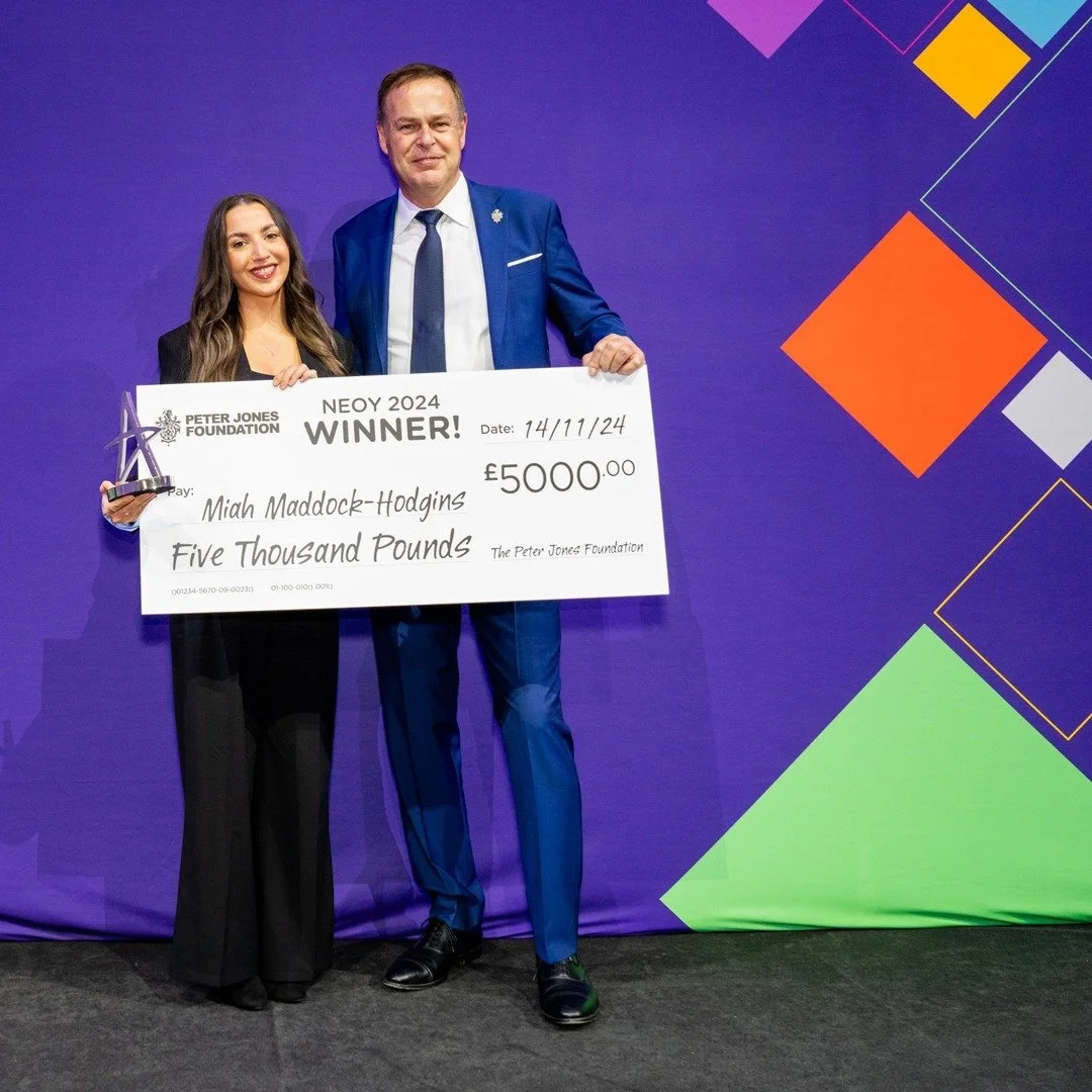 Congratulations to @miah_maddock the winner of this year&rsquo;s National Entrepreneur of the Year competition! 🏆

Miah impressed the judges with her venture MCR Education Hub, focused on empowering young people to achieve academic success. The &pou