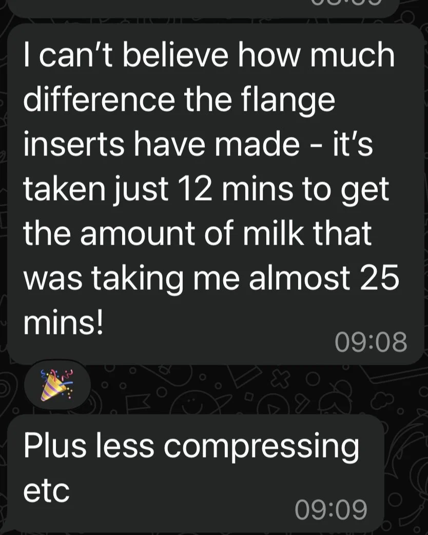 Screenshot: Flange fitting yields more milk in less time