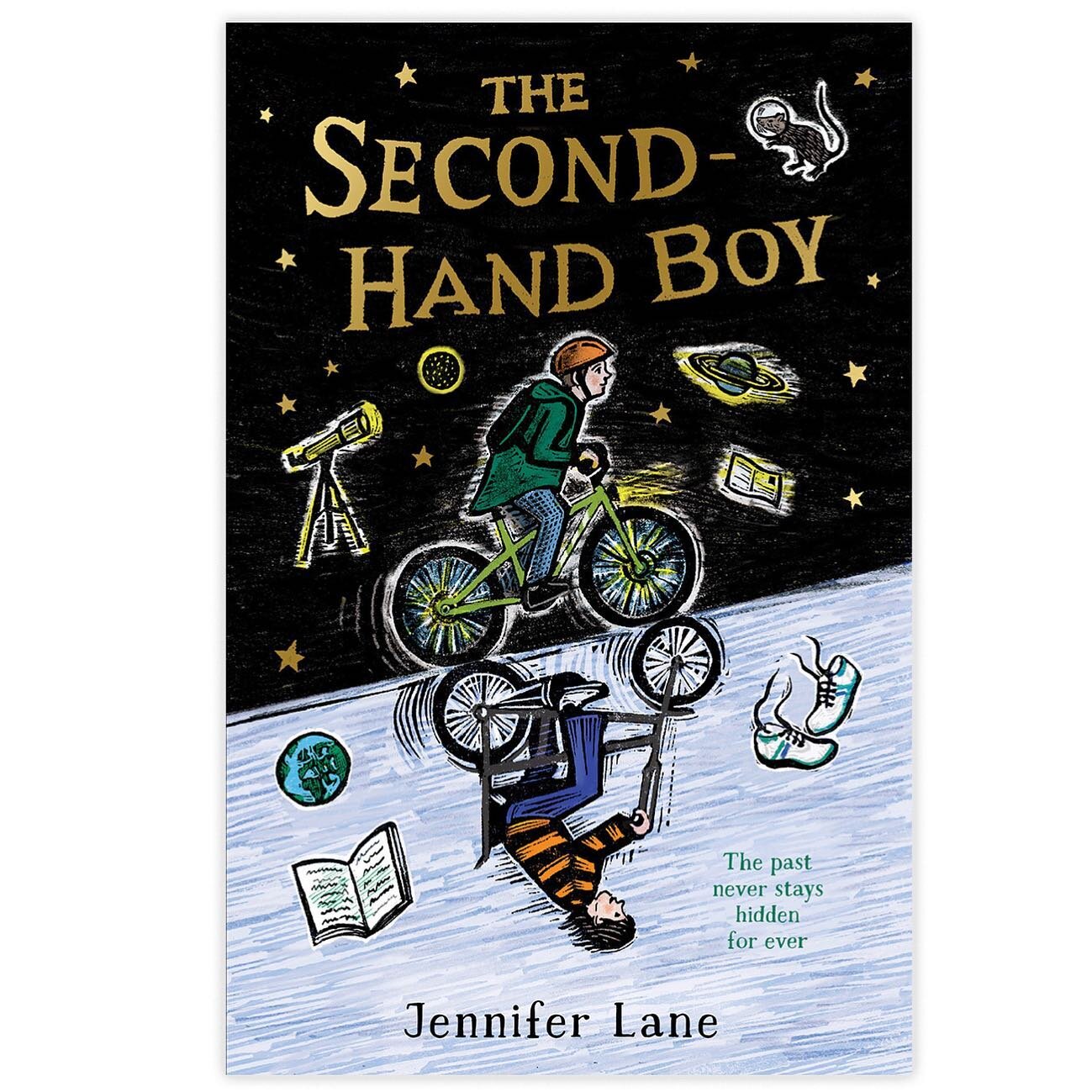 The Second Hand Boy by Jennifer Lane @thegreenwitchwriter is out now! Published @uclan_publishing Here&rsquo;s my #bookcoverdesign ✨Always lovely working with @amycooperdesign Great story for children ages 8-12 Highly recommend ! Originally sketched 