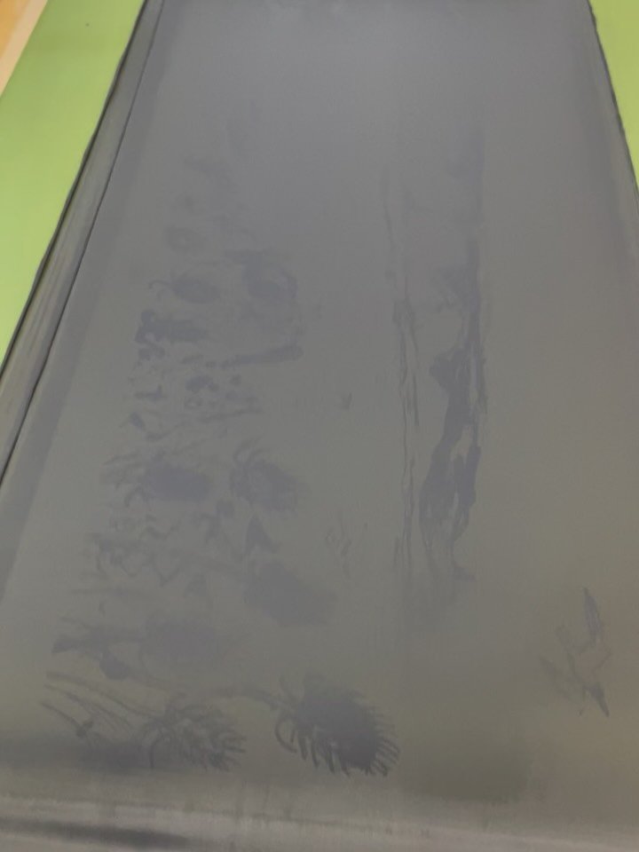 I visited the #sevensisterscountrypark a few times last year with my concertina sketchbook and art materials. Such a beautiful view! I have created a #screenprint based on one of my drawings.