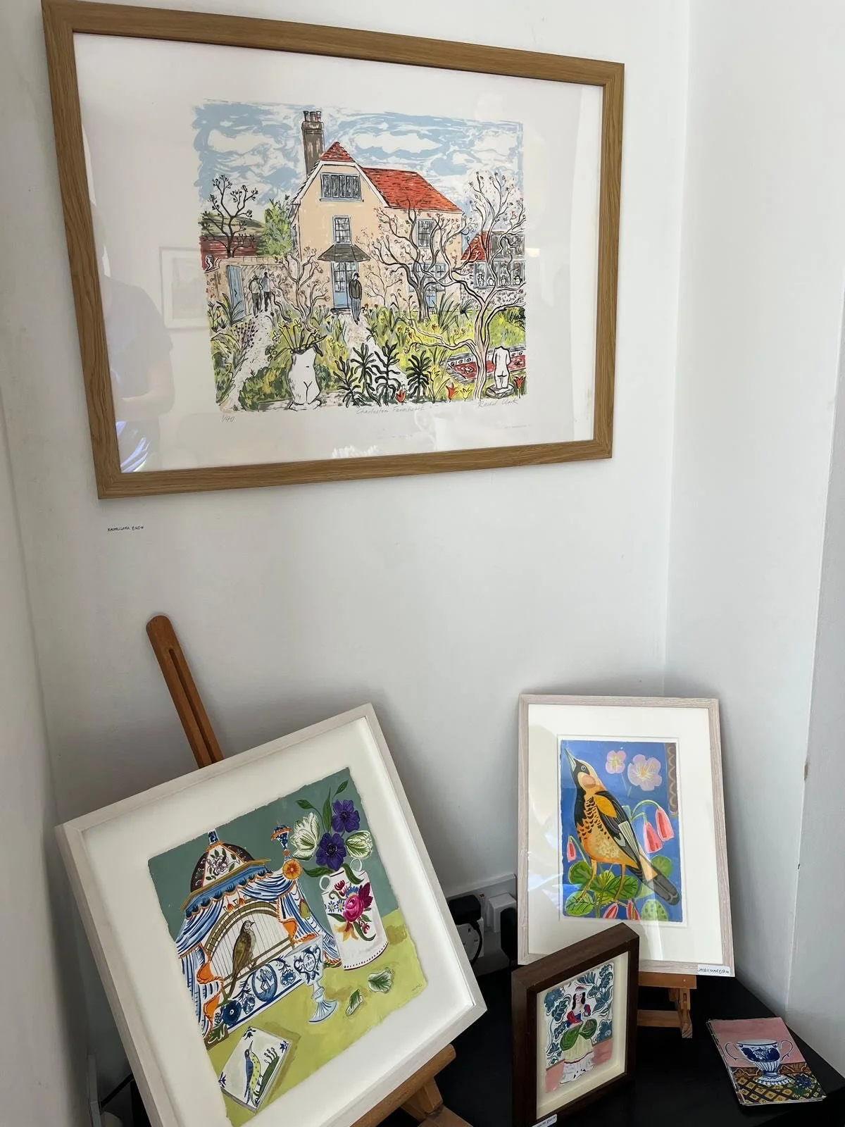 Last day of In Good Company @artistsopenhouses @emilymaudey today Please come along to venue 9, 63a Ditchling Rise BN1 4QN #Brighton Open 10:30am til 5pm The exhibition looks great 🌟 So much to see: Prints, collage, painting and ceramics as well as 