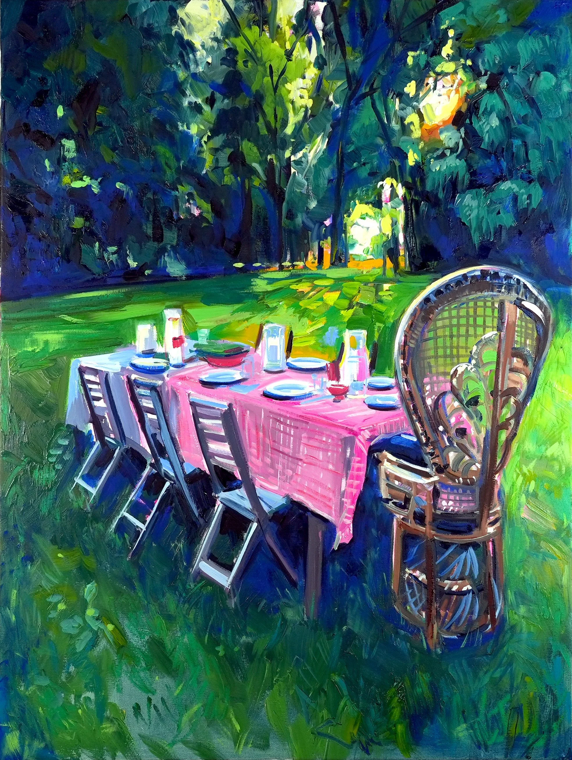 Gathering
Oil on linen, 40 × 30 in
Ekaterina Popova, 2023