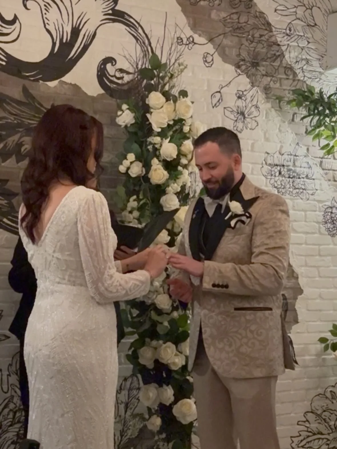 ✨ A Love-Filled &ldquo;I Do&rdquo; ✨Amanda and Kyle exchanged vows in the most beautiful intimate ceremony. 💍 Congratulations! Forever begins at 618. #WeddingDay #loveat618