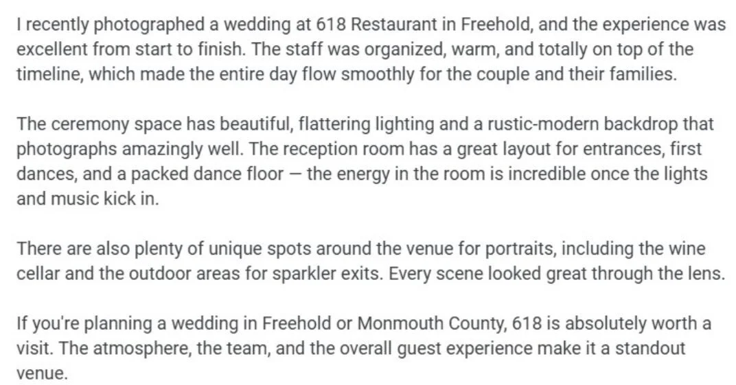 We are incredibly grateful for your outstanding 5-star review! Your kind words mean the world to our team and truly reflect what we strive for every day, exceptional service, unforgettable experiences and making every guest feel valued. We look forwa