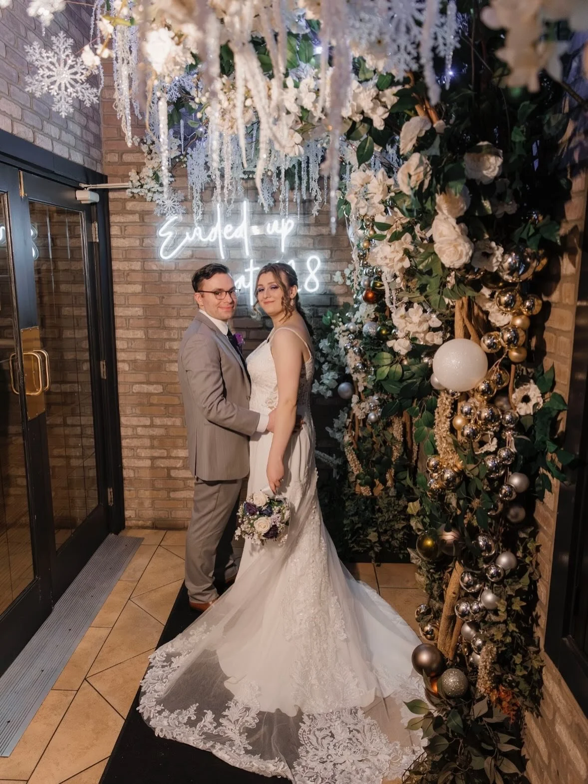 A picture-perfect ceremony for a picture-perfect couple. 🤍Quinn &amp; Michael&rsquo;s love story truly found its home when they &ldquo;Ended up at 618&rdquo; ✨