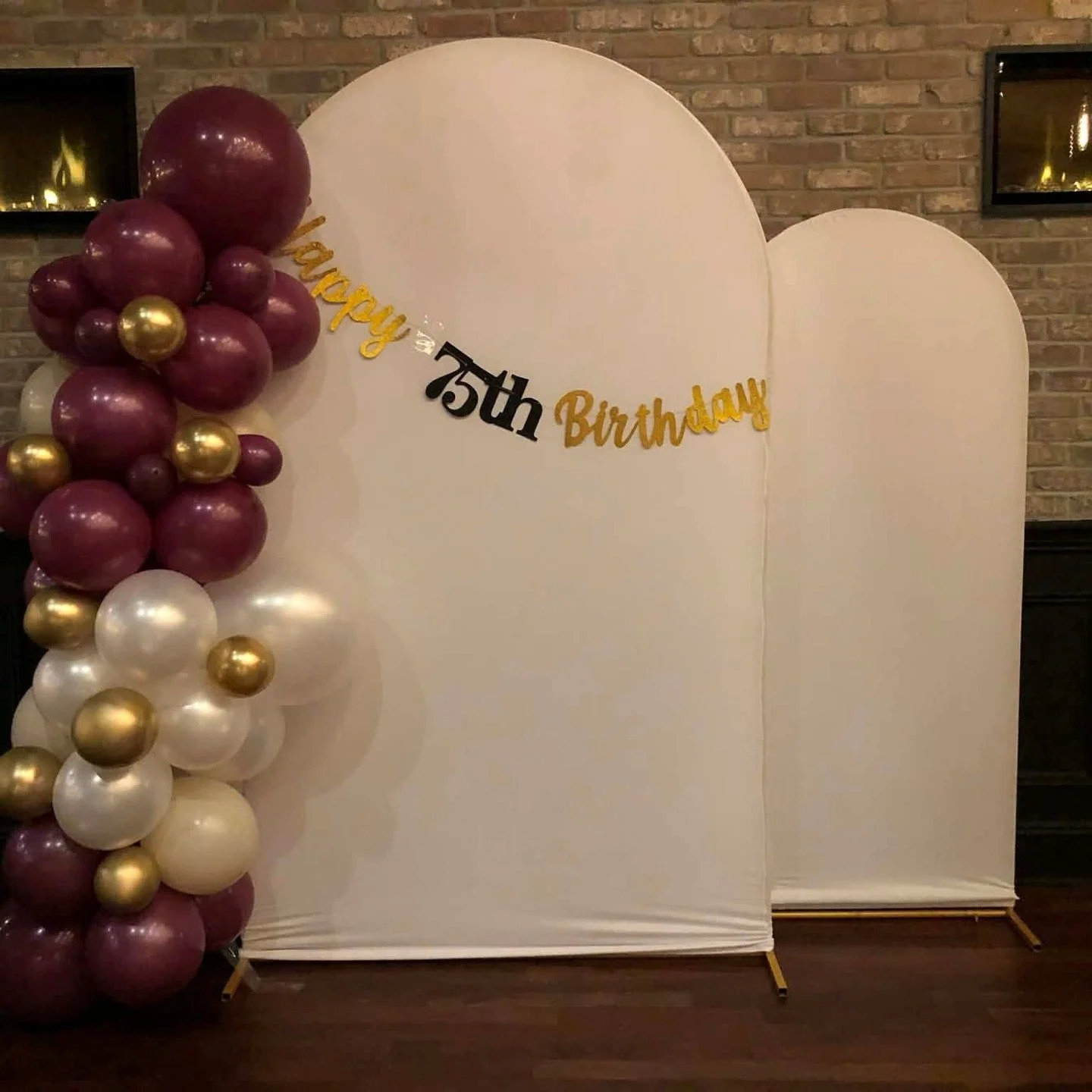 A 75th birthday done in royal style 💜✨ Purple, gold, and white details set the tone for a night filled with love, laughter, and beautiful celebration at 618.