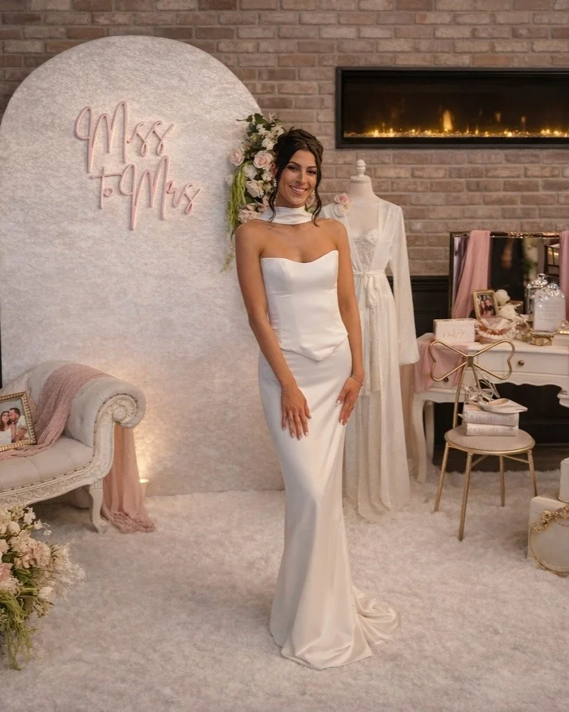 From Miss to Mrs. 💍✨ Today was a literal dream celebrating our bride-to-be. From the hand-piped wildflowers on the @AmiciBakery cake to the stunning @LE_EL_Lingerie display, every detail was filled with so much love. Cheers to the future Mrs.! 🥂💕