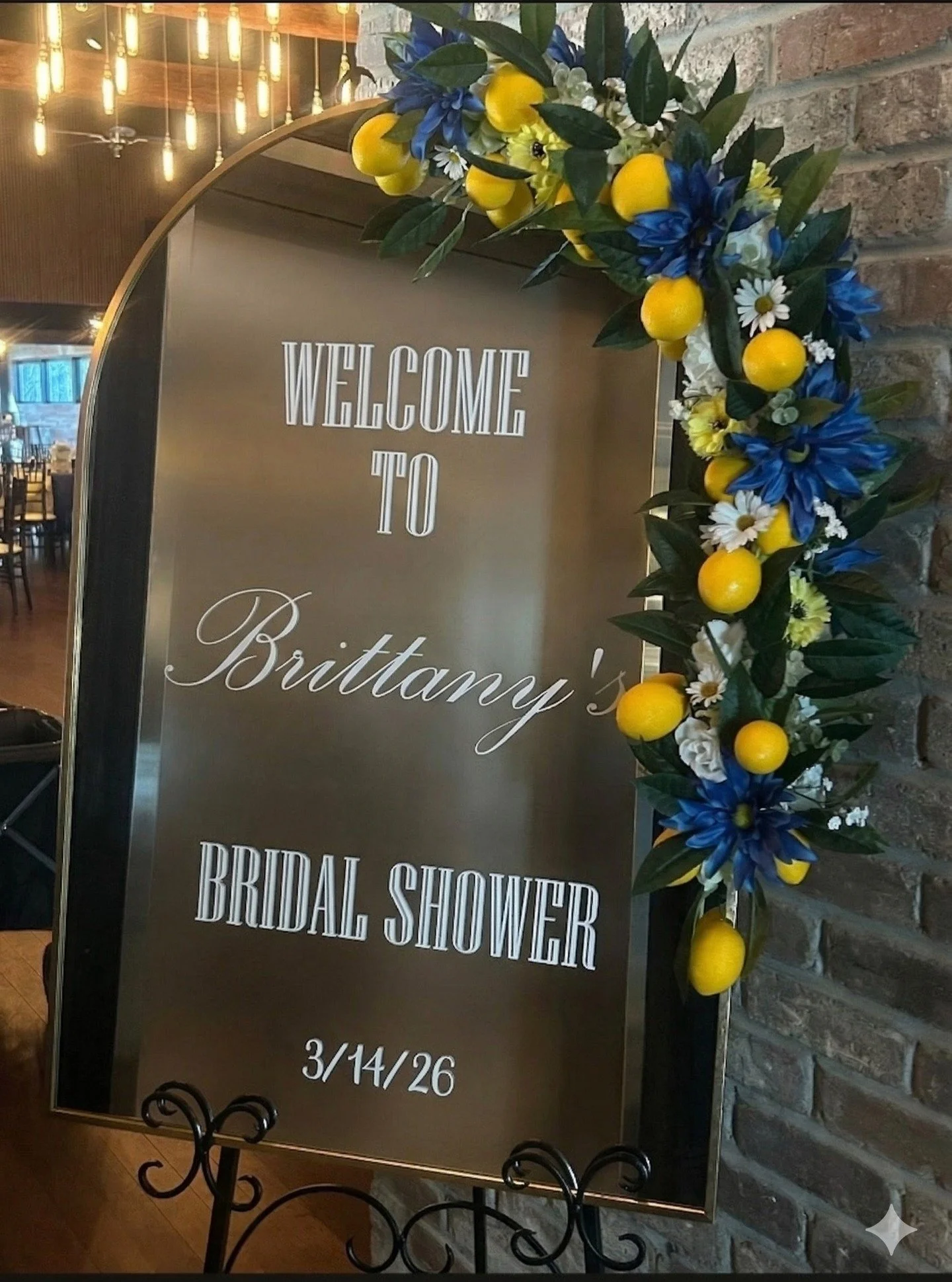 When life gives you lemons, make it a bridal shower. 🍋 The bride-to-be was showered with so much love today.