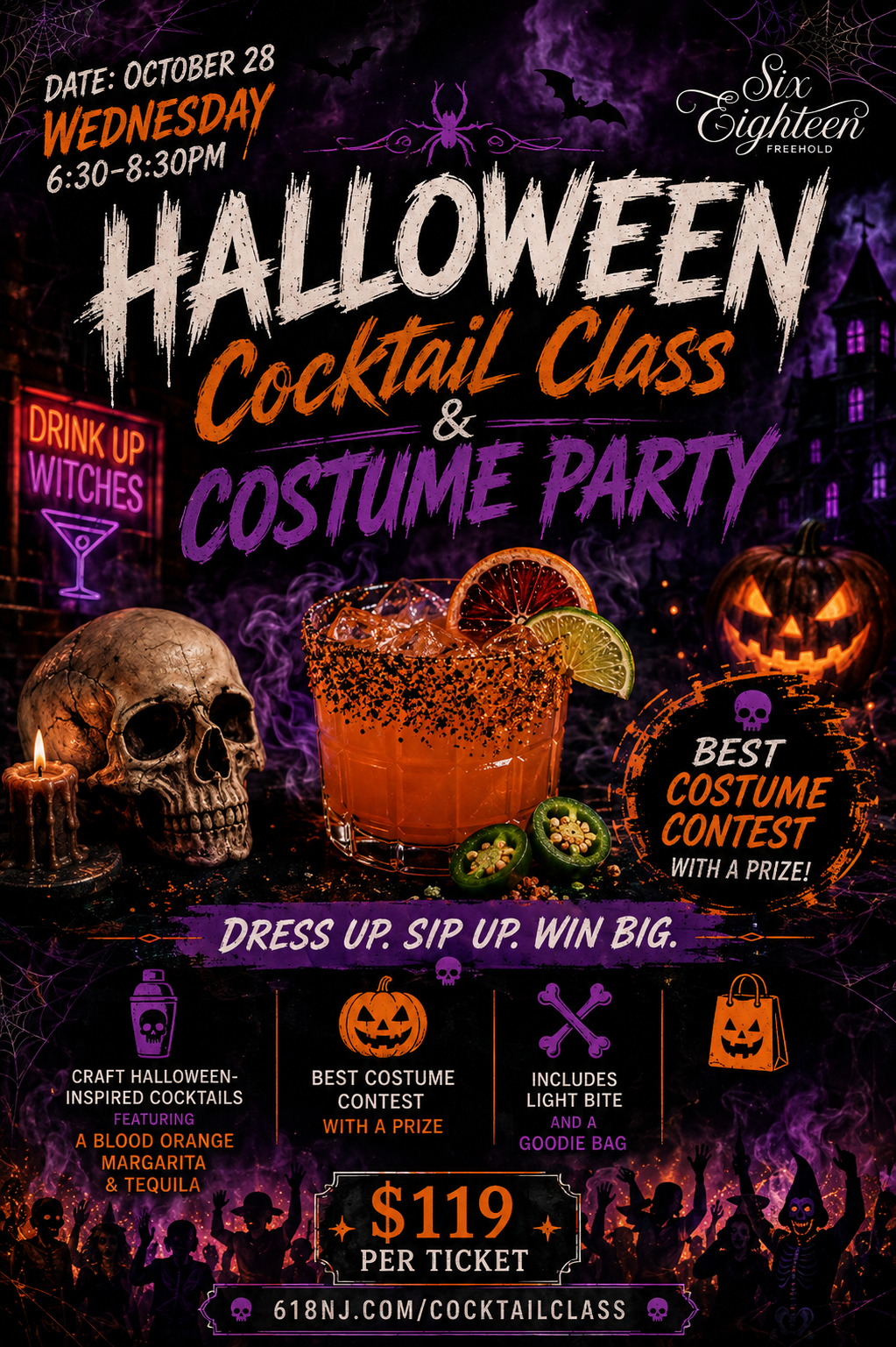 Halloween Cocktail Class