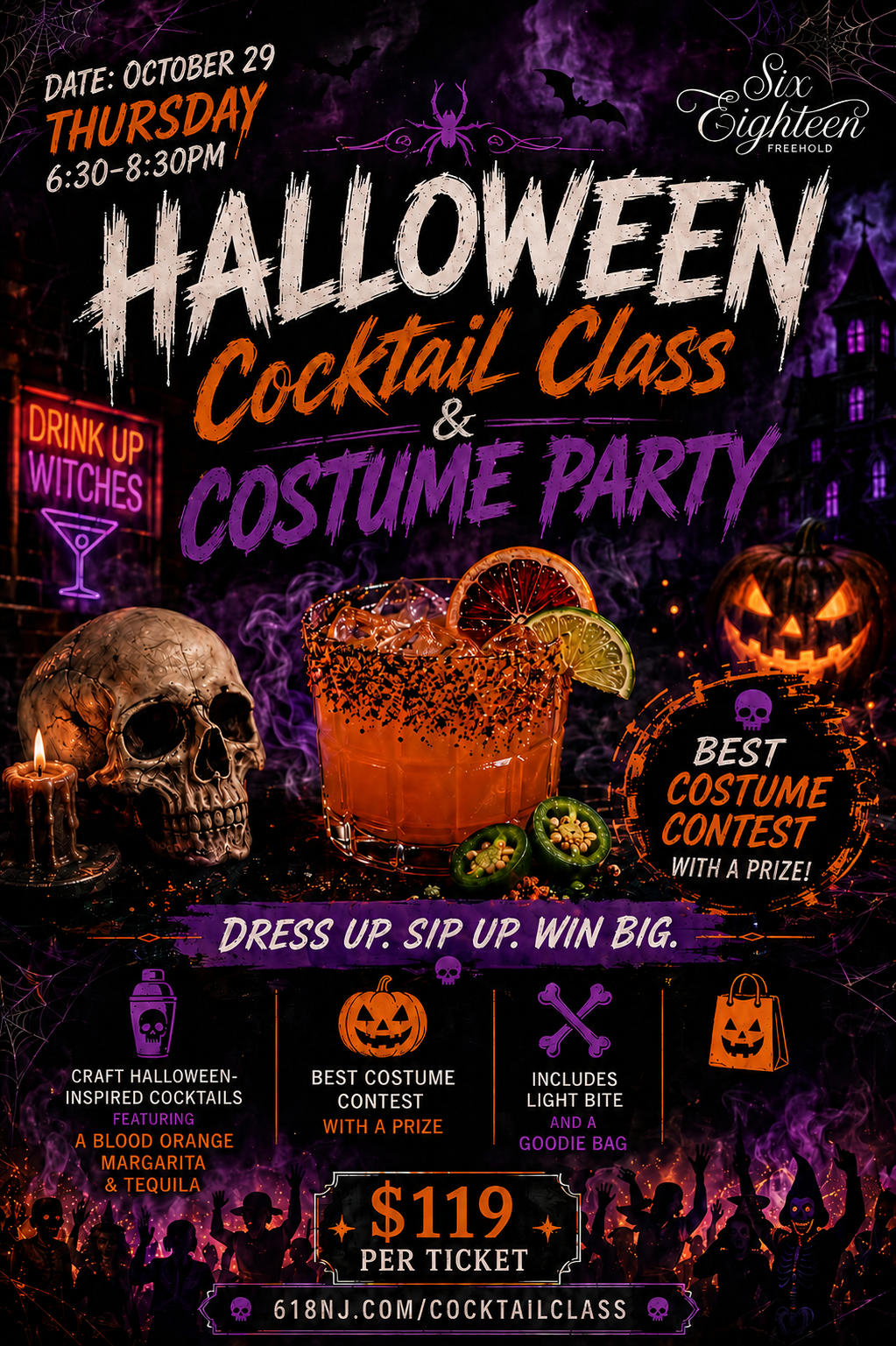 Halloween Cocktail Class 10.29.26