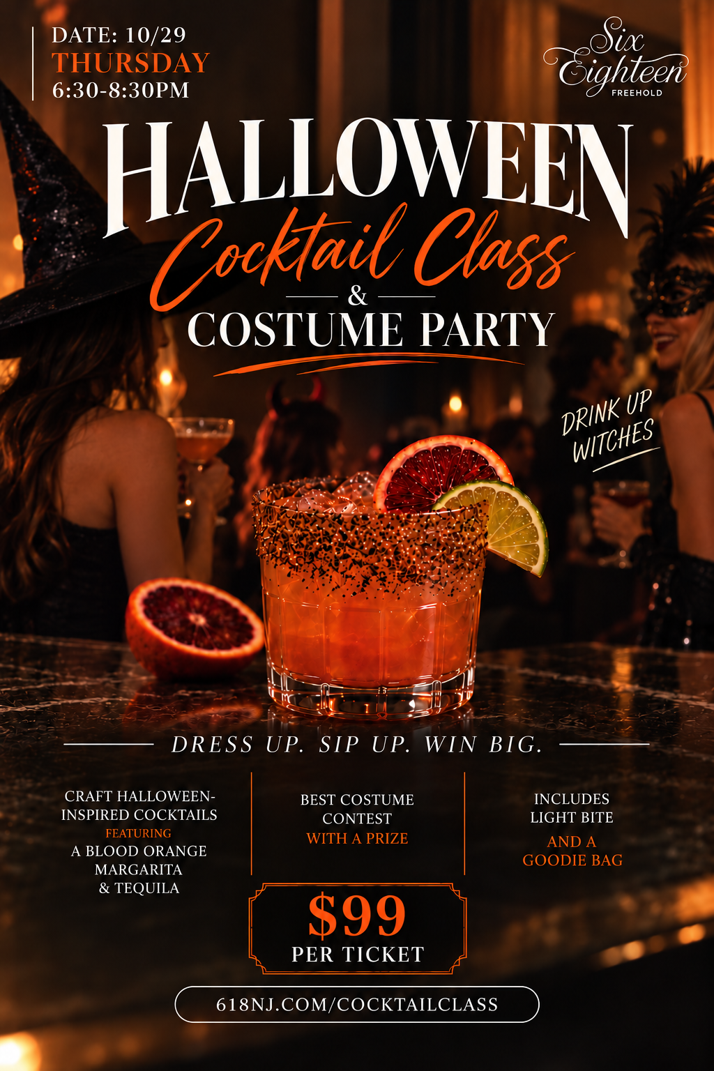 Halloween Cocktail Class 10.29.26