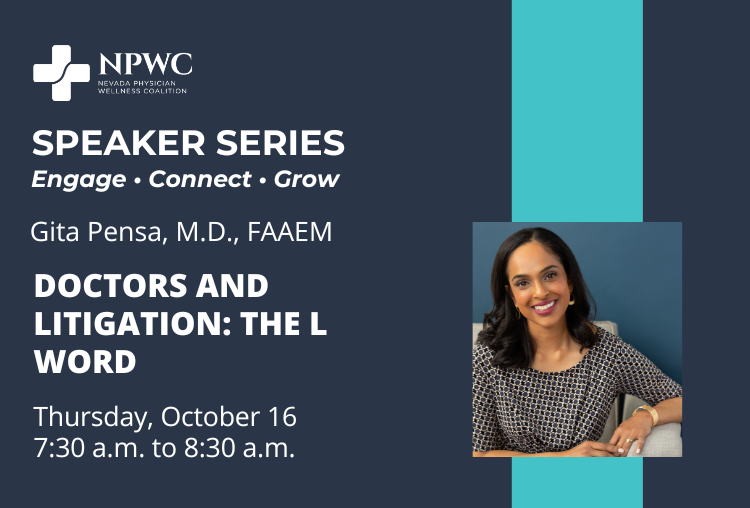 Speaker Series: Doctors and Litigation - The L Word