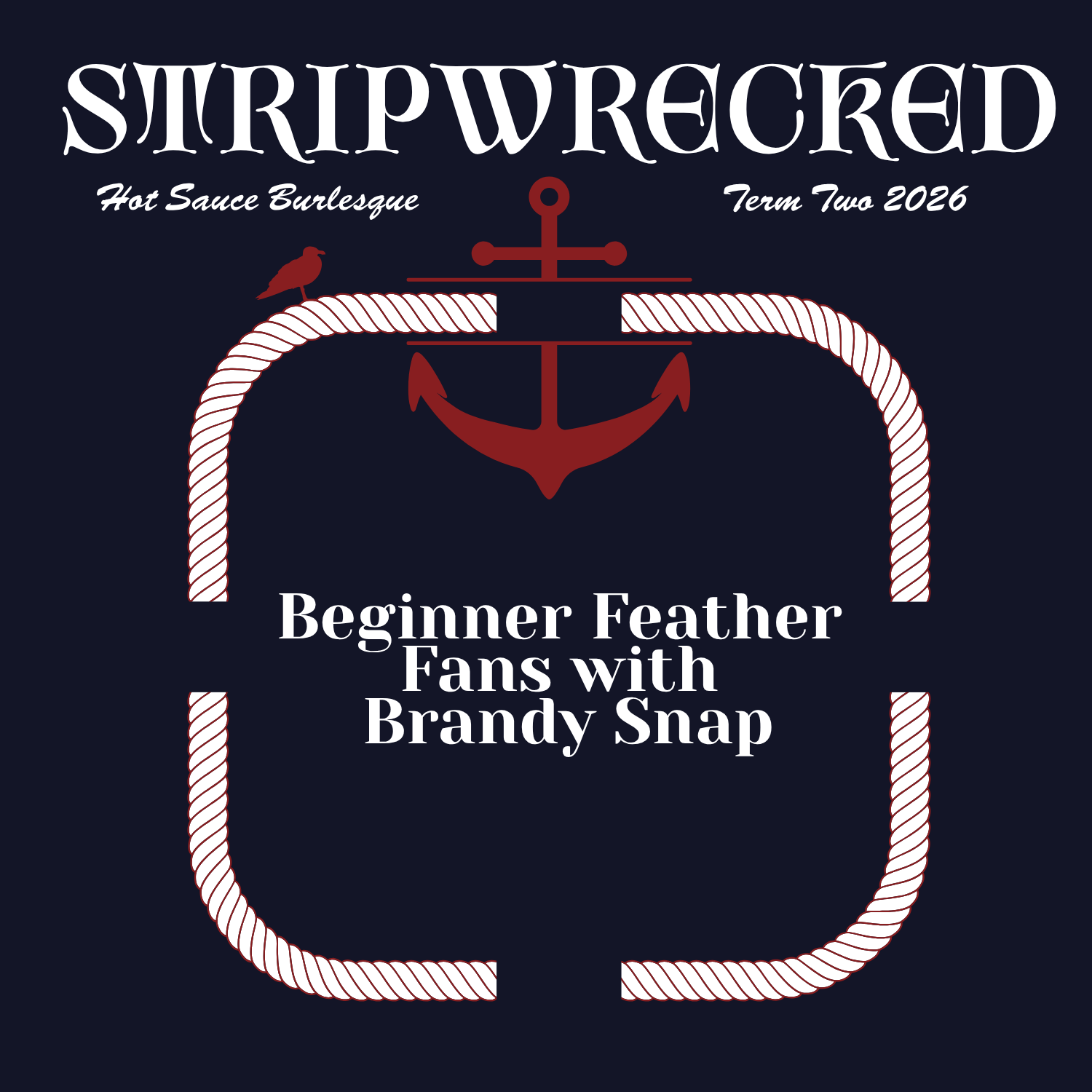 Clandestine Clams - Beginner Feather Fans with Brandy Snap