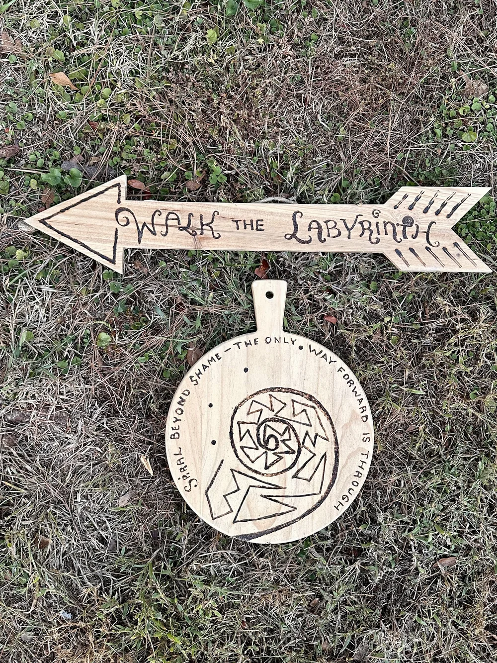 Hanging from a shepherd’s crook