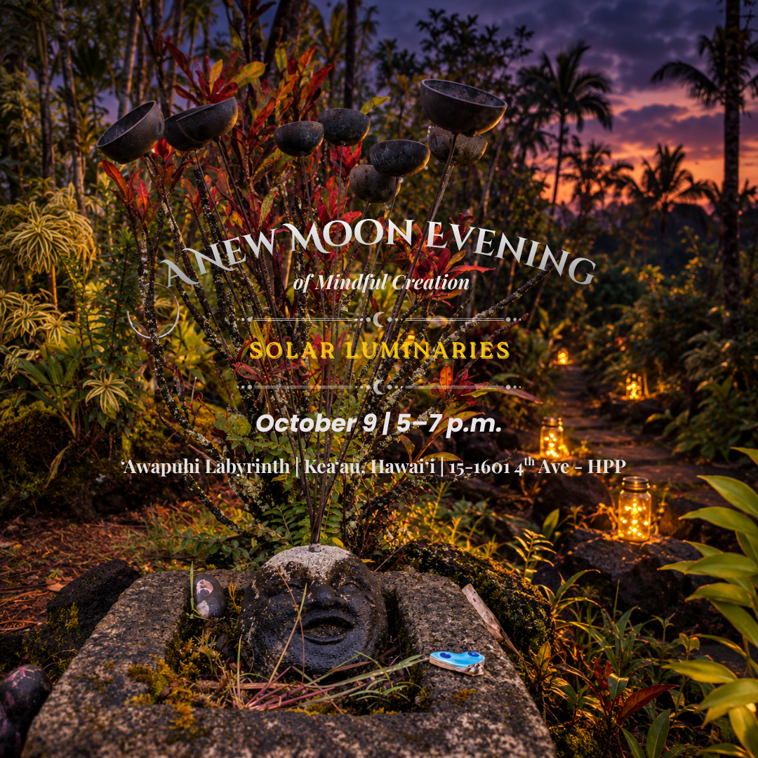 A New Moon Evening of Mindful Creation: Solar Luminaries
