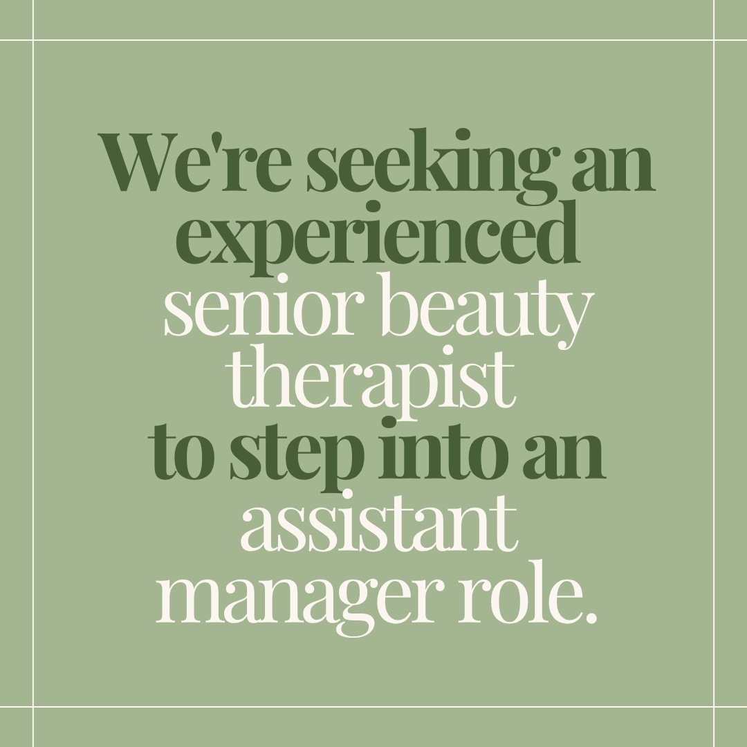 ✨ We&rsquo;re Hiring: Assistant Salon Manager ✨

📍 Location: Pangbourne, RG8
⏰ Hours: To be discussed at interview stage but would include a few late nights and Saturdays

Are you passionate about building a team and elevating salon experiences? We'