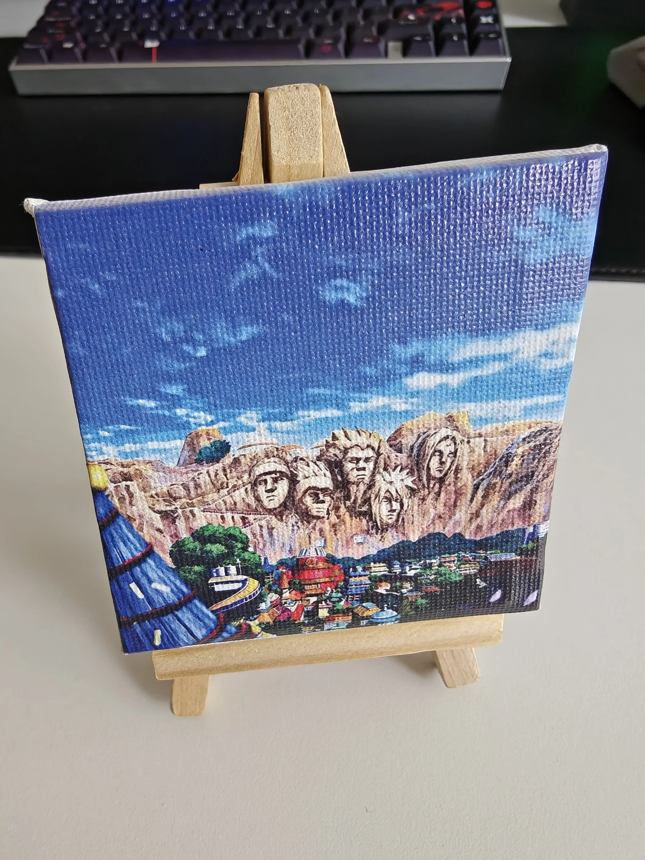 8cm x 8cm canvas print (Flat)