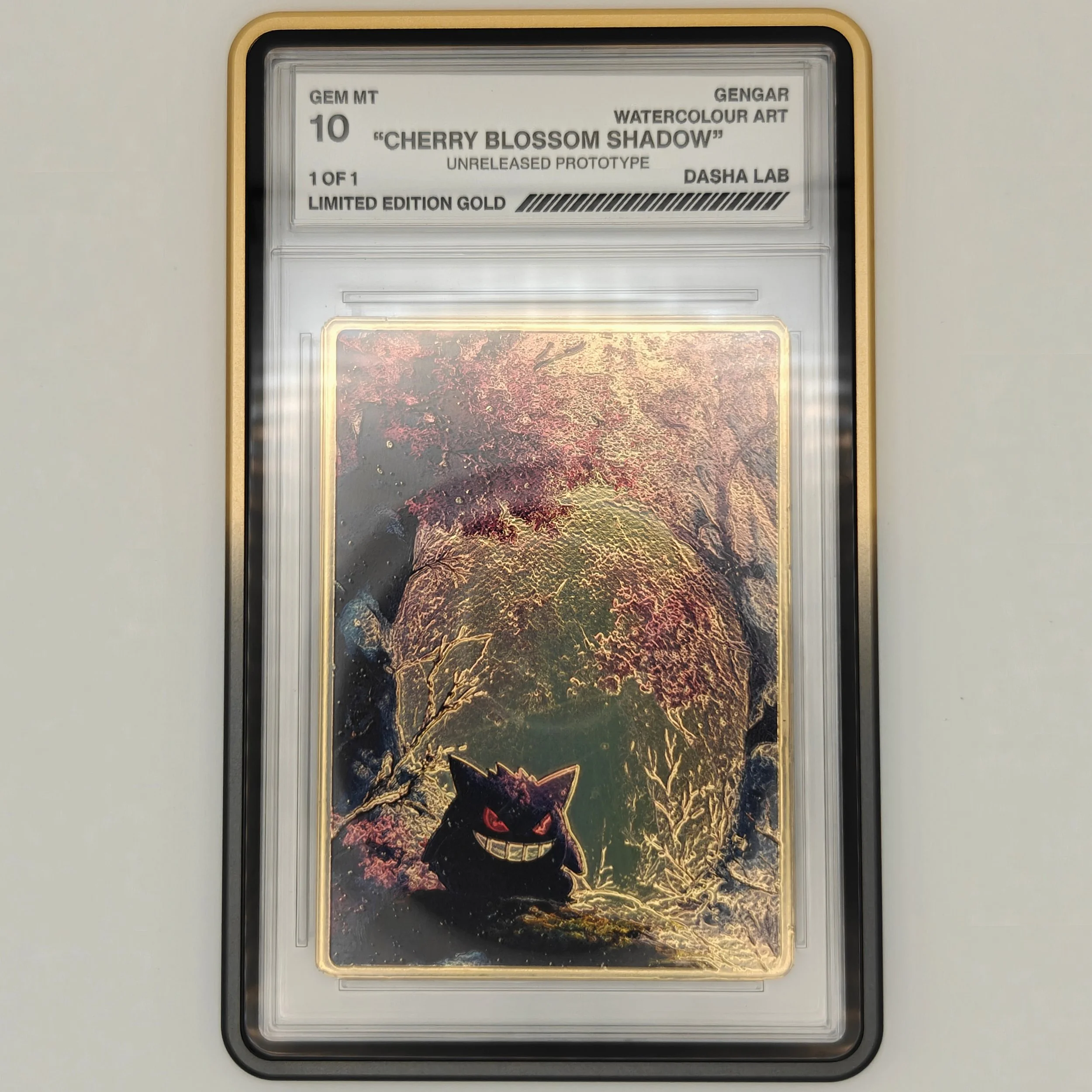 Gold holographic Metal Cards (Aluminum Case)