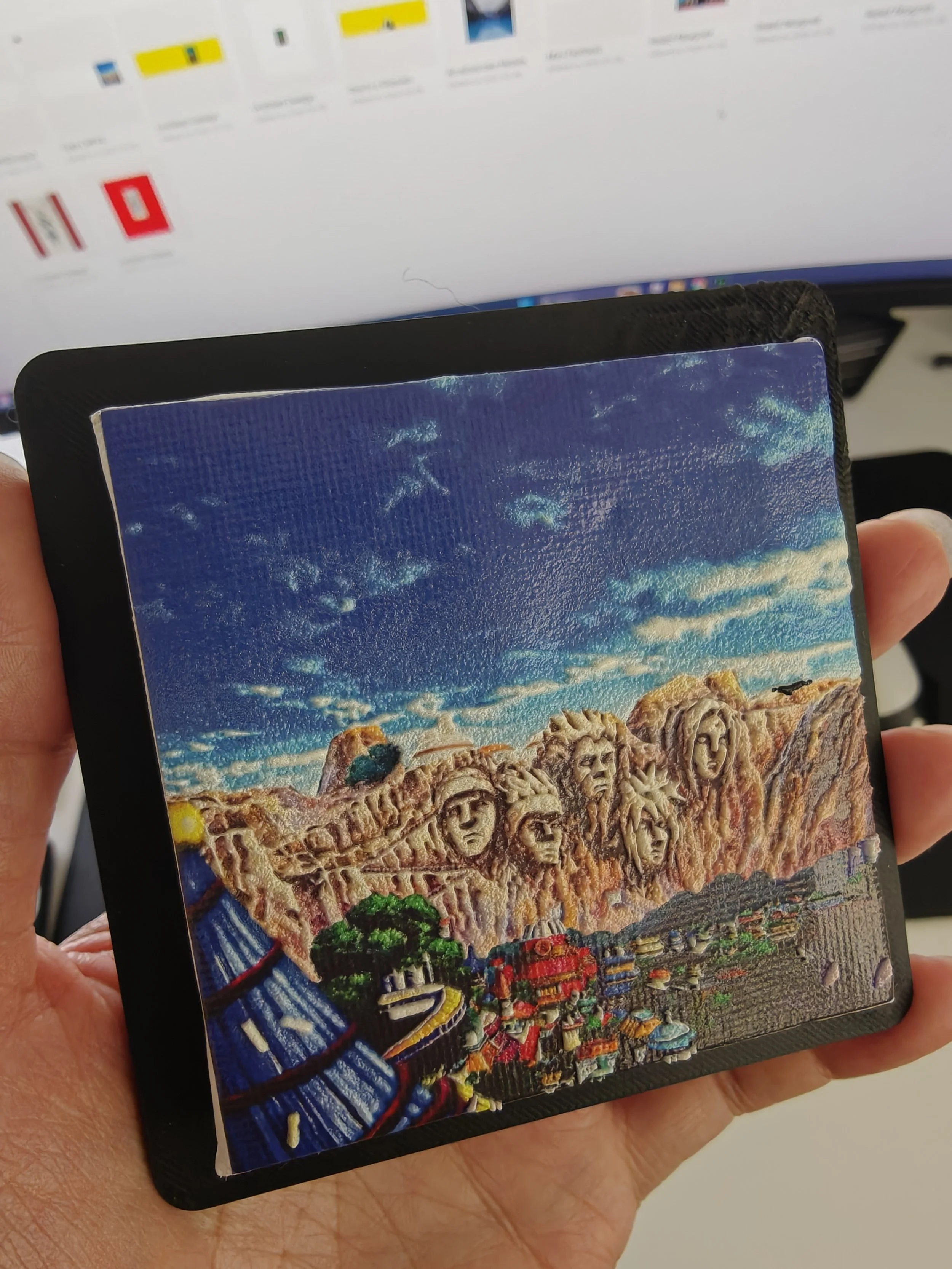 8cm x 8cm canvas print (Textured)