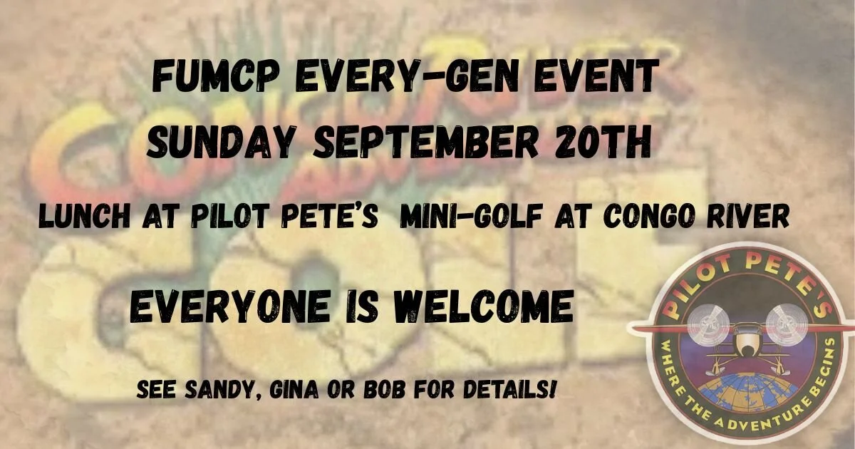 Every-Gen Event Sunday September 20. 1