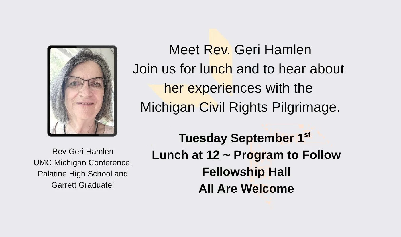 Lunch with Reverend Geri Hamlen