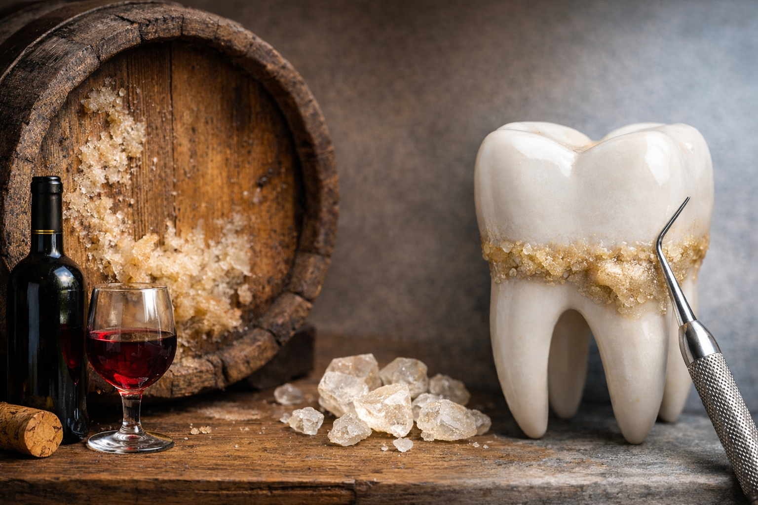 Why Do We Call It Tartar? A Curious Dental Word with a Wine History