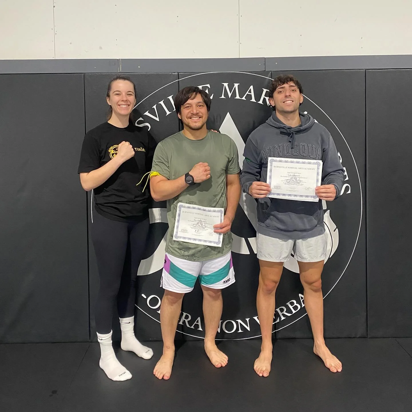 Congratulations to these two hard working students for achieving their next arm band rank in Muay Thai. Keep up the great work!

Joey- Yellow
Luke- Green

#muaythaifighter #muaythailife #muaythai #martialartist #martialarts #dedication #passion #hear