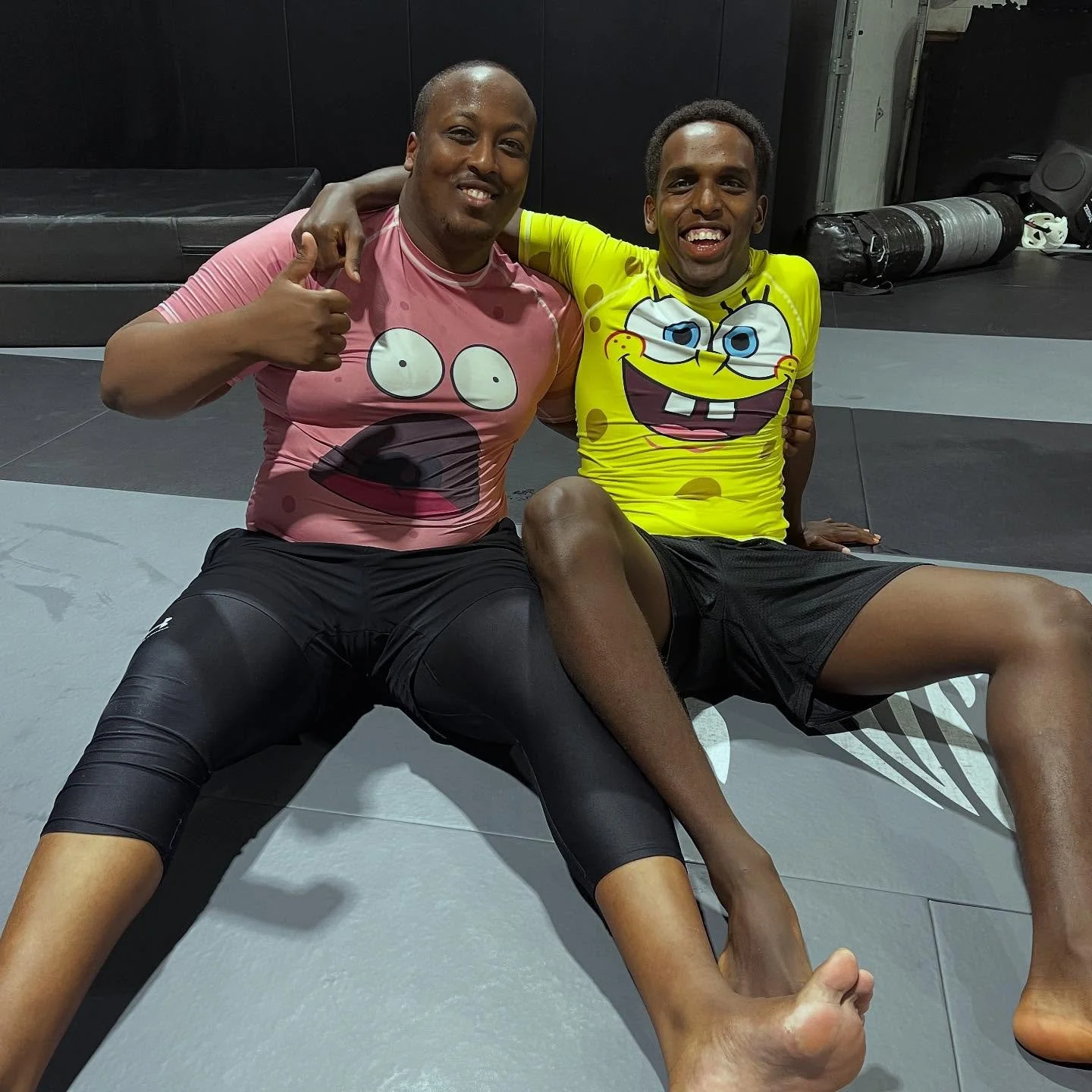 It’s the Best Day Ever when you get to train with your friends! 🧽⭐️
.
.
.
.
#bjj #jiujitsu #friends #jiujitsu4life #trainhardhavefun #spongebobandpatrick #teamacademy #operanonverba #deedsnotwords