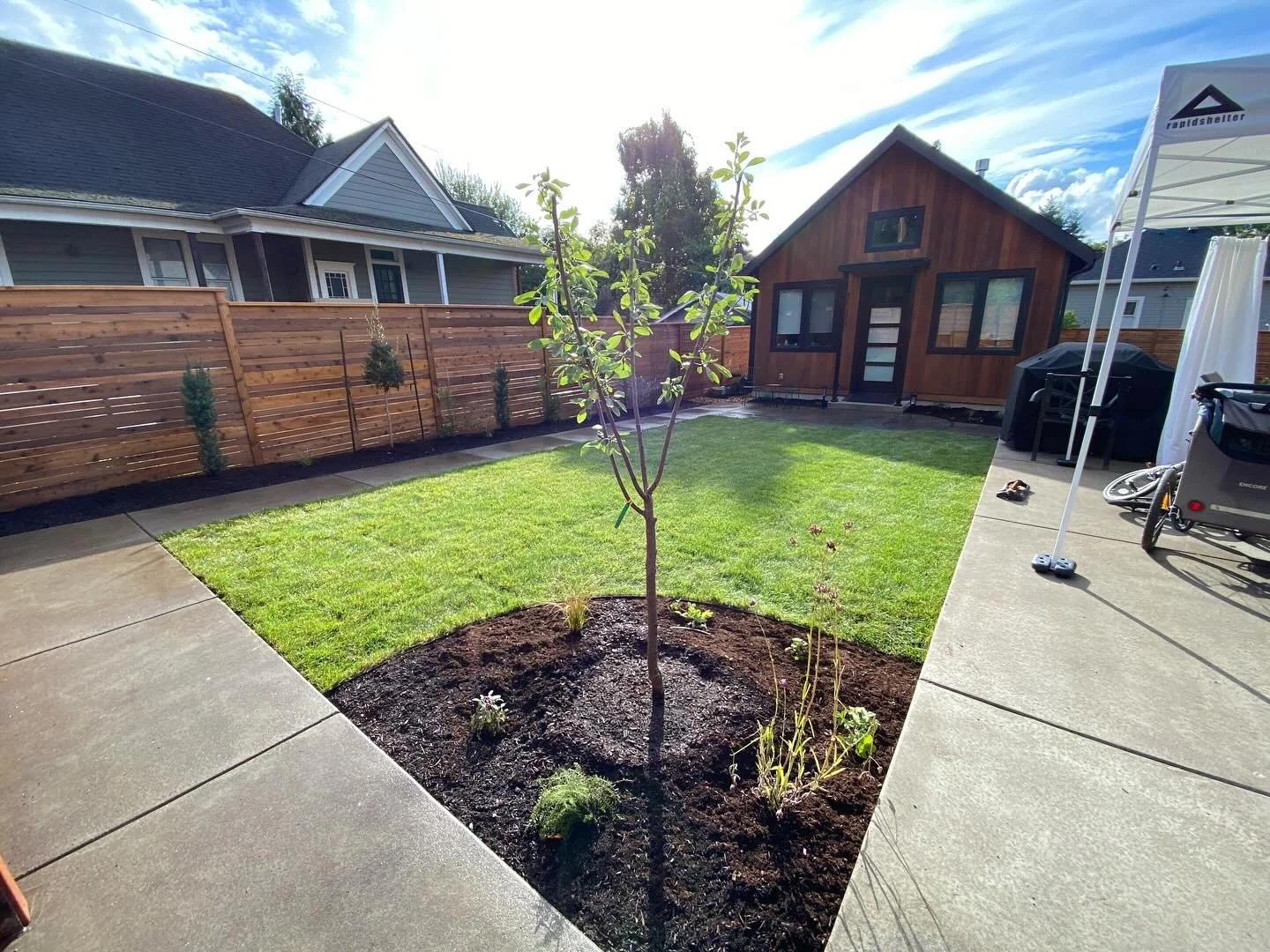 Way back in September, we helped get this project to the finish line. After many years of remodeling, ADU building, having kids, etc, etc, they finally were able to focus a little attention outside the home…and we got to be part of it. 
•