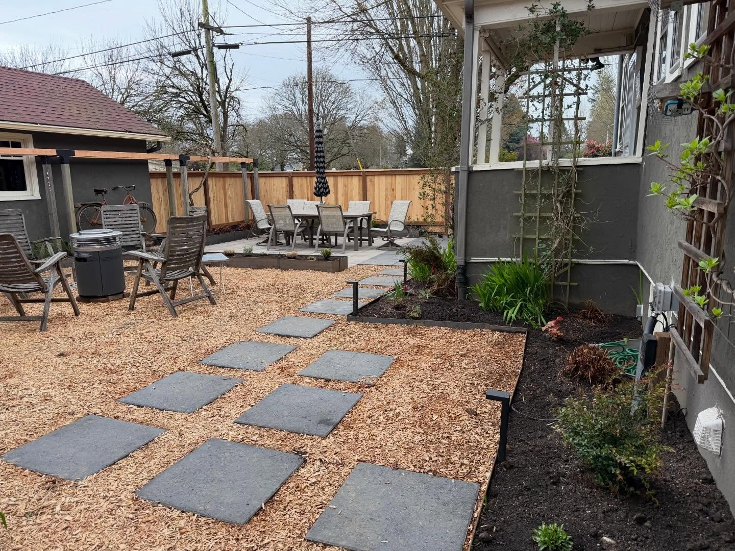 We didn&rsquo;t have much to do with this one except a good ol&rsquo; fill-it and plant-it situation. 
&bull;
Thanks to Landscape Design in a Day and apprentice @ruthefox, we were brought in for the finishing touches.
&bull;
After the client did the 
