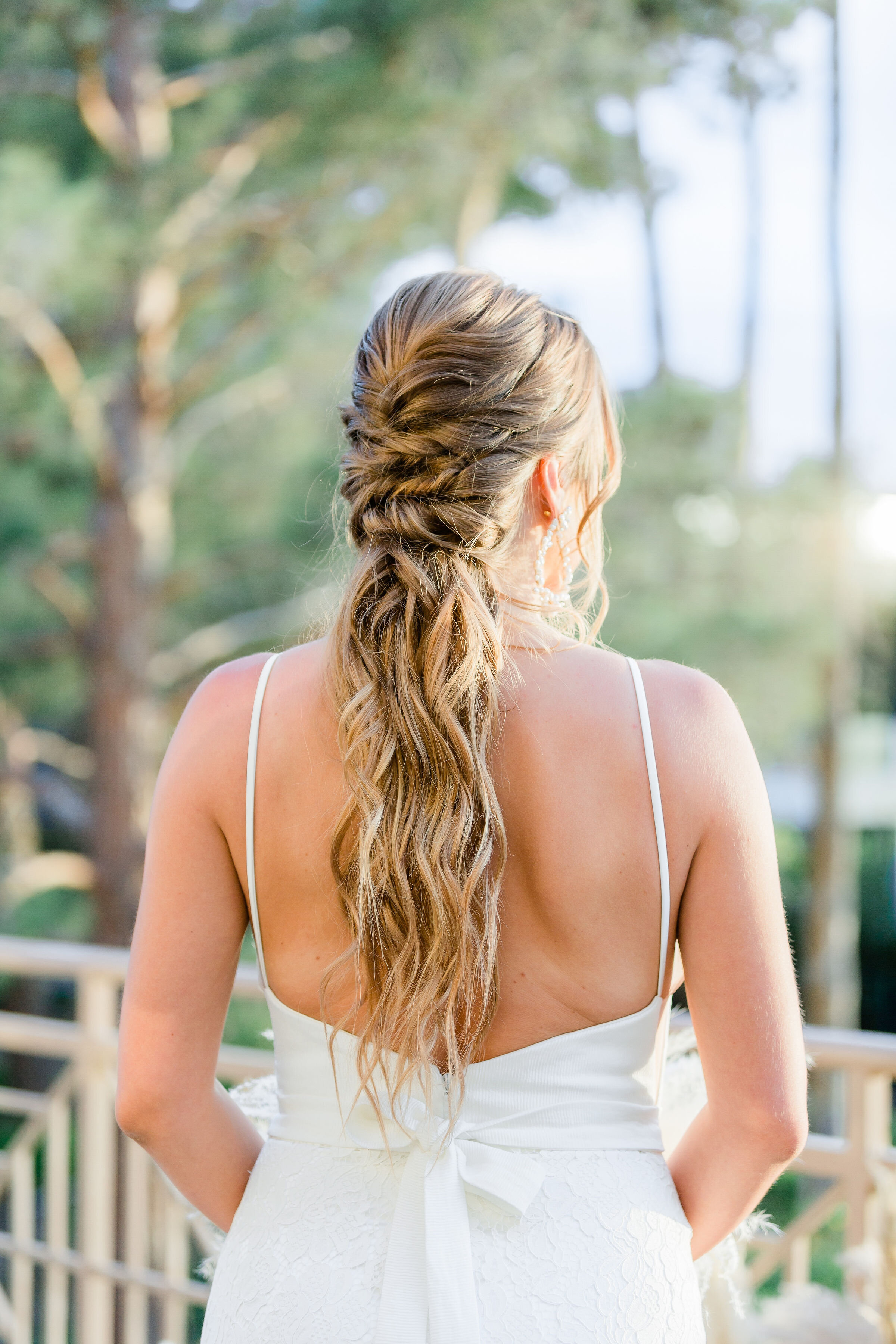 Wedding Hair with Twists