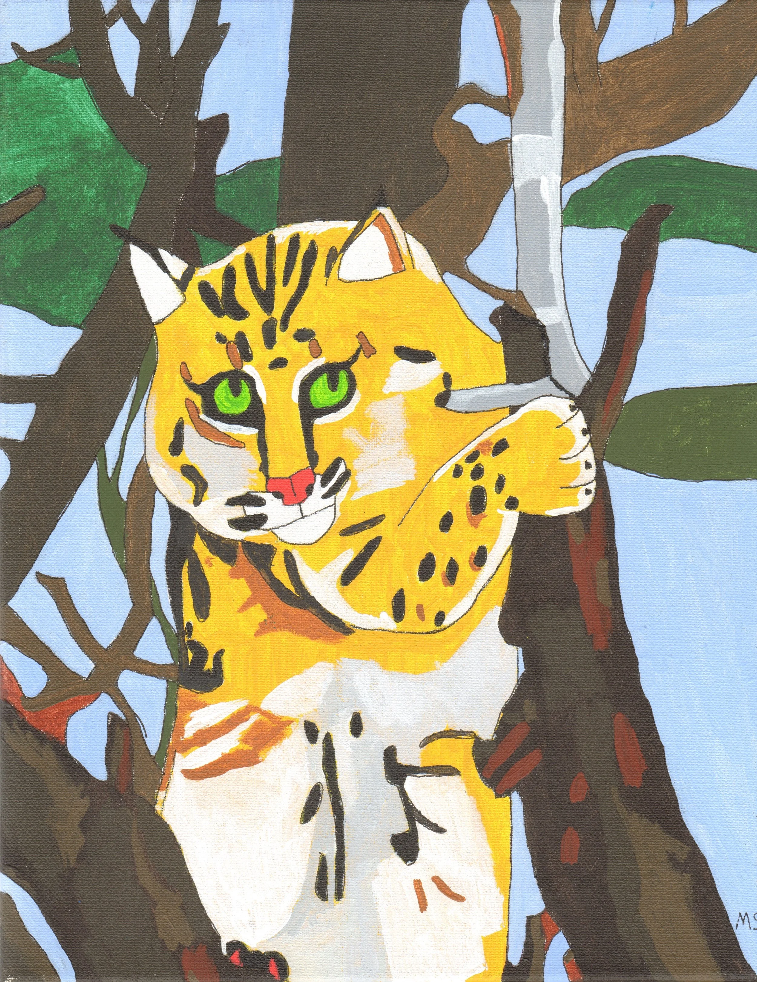 Matthew S_Leopard in the Trees - SOLD.jpg
