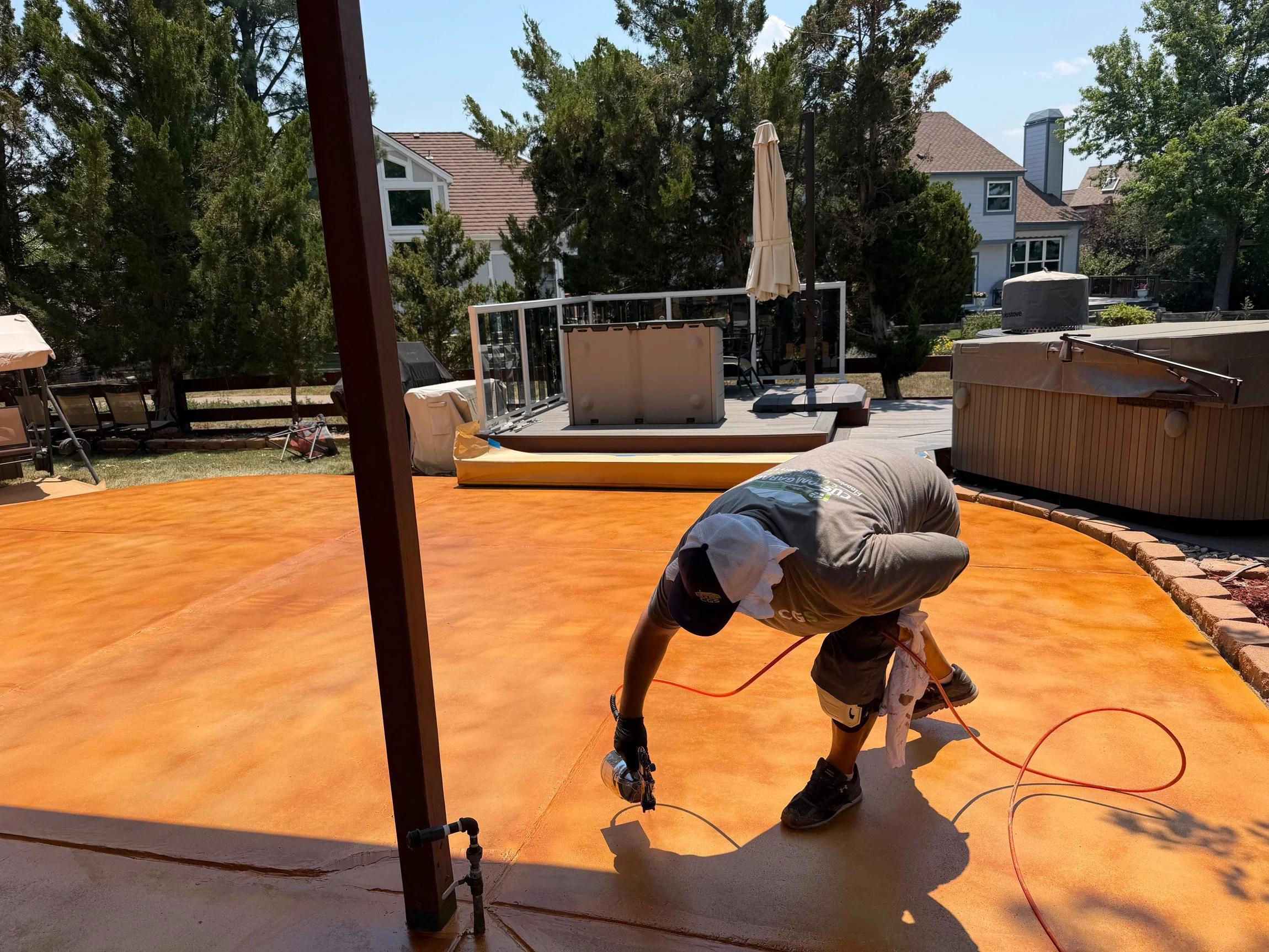 Concrete Staining - Highlands Ranch and South Denver