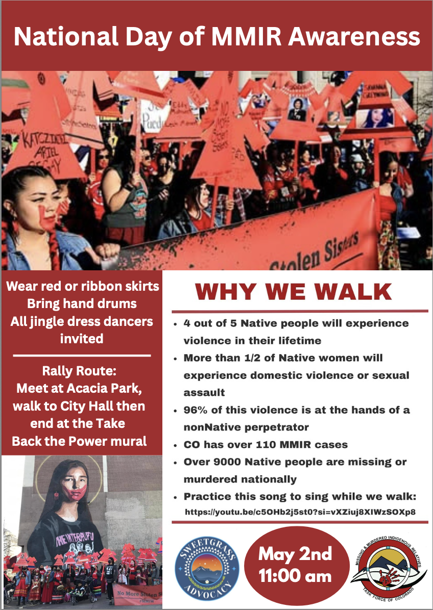 National Day of MMIR Awareness on May 2nd