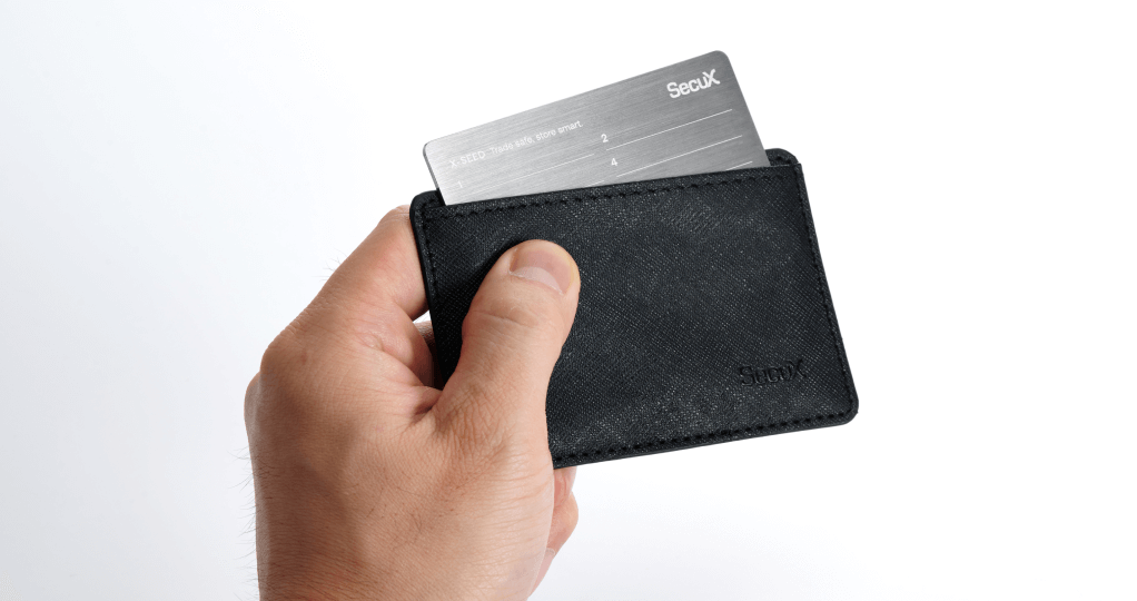 Xseed plus Seed plates in a Wallet