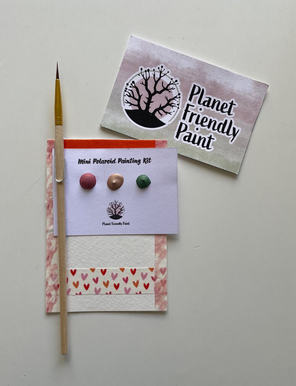 Mini Polaroid Painting Kit - 4 or 3 eco-colours! — Planet Friendly Paint