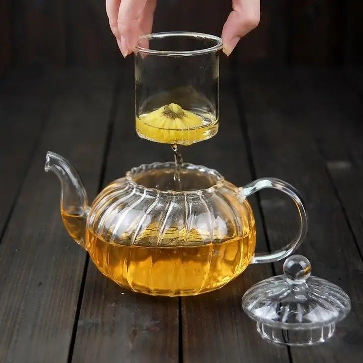 Nostalgia - Antique Style High-borosilicate Glass Automatic Tea