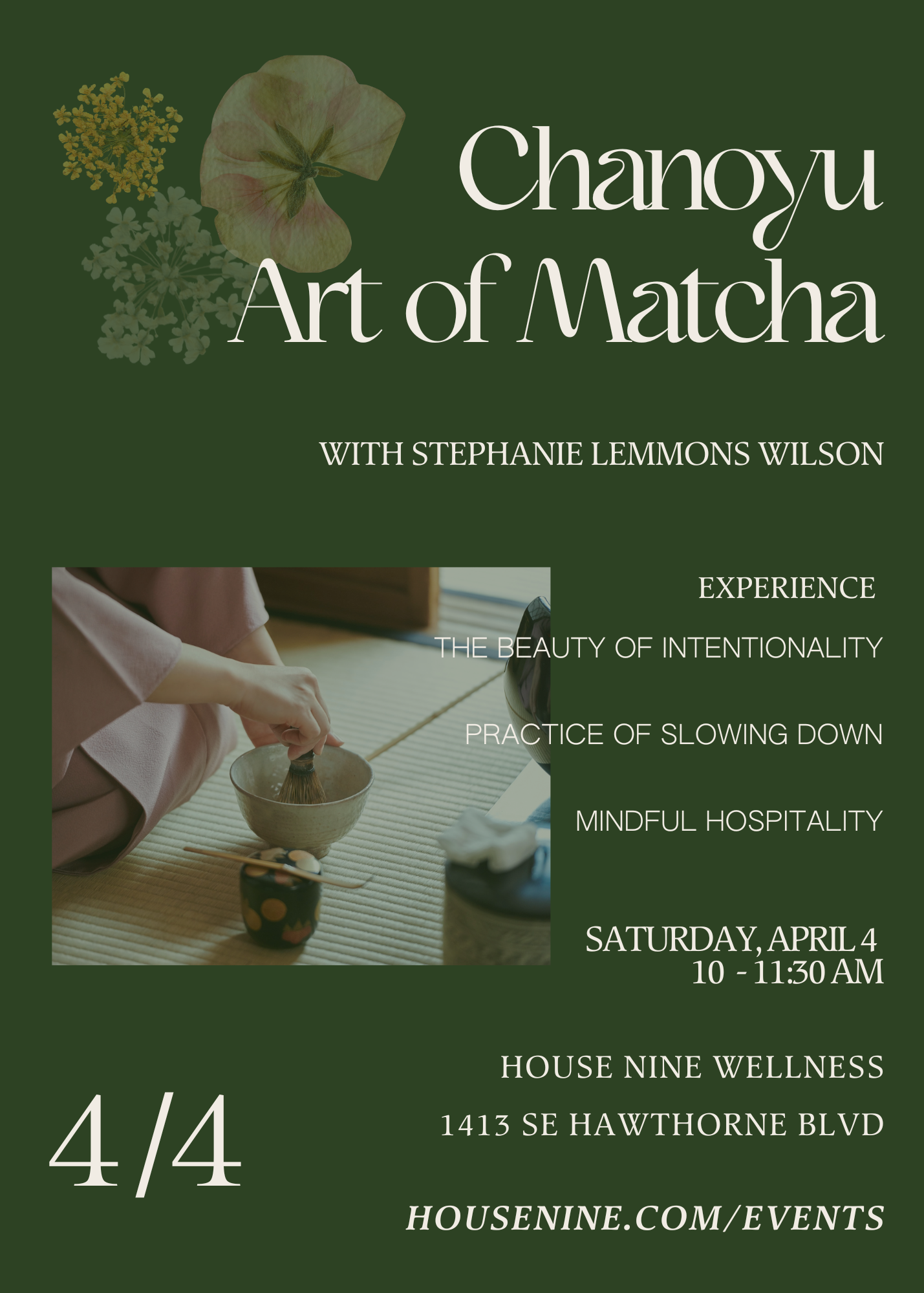 Chanoyu - Find Stillness in the Art of Matcha 
