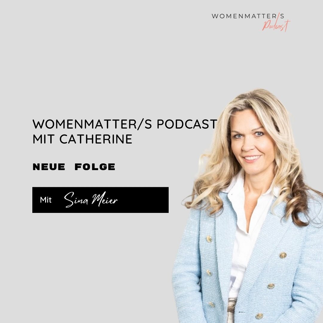 NEW ON THE POD 🎙️ 

Mut f&uuml;r Neues, Overthinking und Selbstsicherheit &ndash; mit Sina Meier, Schweiz-Chefin von @21shares_ 

Tune in!
Du findest uns auf:
➡️ iTunes
➡️ Spotify
➡️ womenmatters.ch/podcast