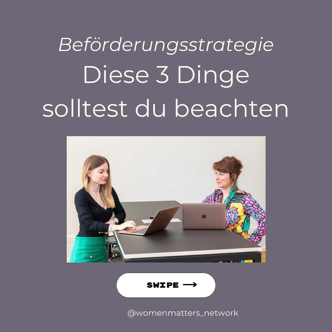 💼 Bereit, den n&auml;chsten Schritt auf der Karriereleiter zu machen? 

Diese 3 Dinge solltest du u.a. beachten ➡️ swipe to read.