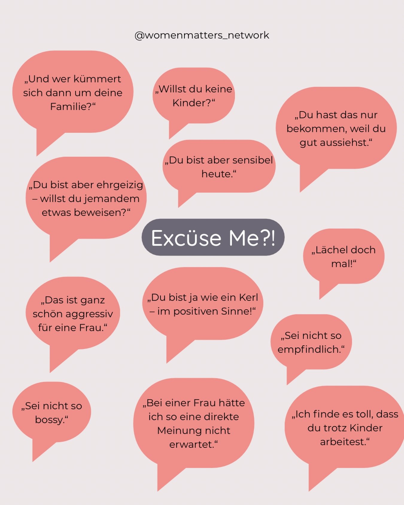 Exc&uuml;se me?!

Was ist das l&auml;cherlichste, skurrilste oder einfach nur gemeinste, was dir (oder einer Kollegin) jemals im Job gesagt wurde?

I (@stefanie_celine 👋🏼) go first👇🏻 

&bdquo;Hast du deine Tage oder warum bist du heute so schwier