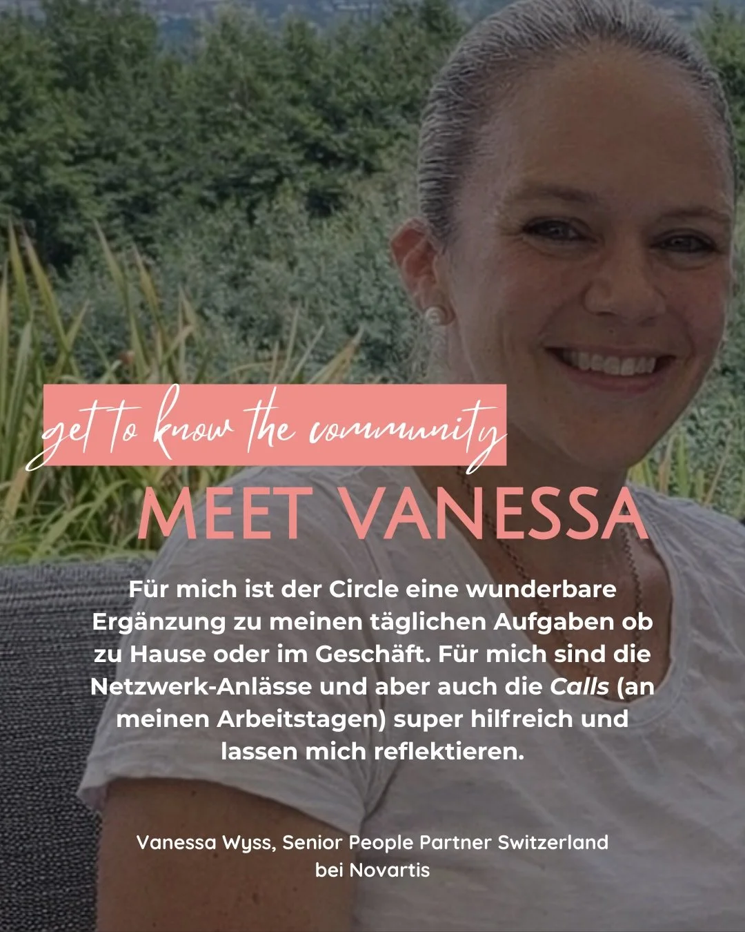 Bald ist International Women&rsquo;s Day &ndash; und wir m&ouml;chten dir Frauen aus unserer Community vorstellen, die uns inspirieren.

Eine davon ist Vanessa Wyss @vani_wyss, Member im womenmatter/s Circle.

Vanessa macht seit 15 Jahren Karriere be