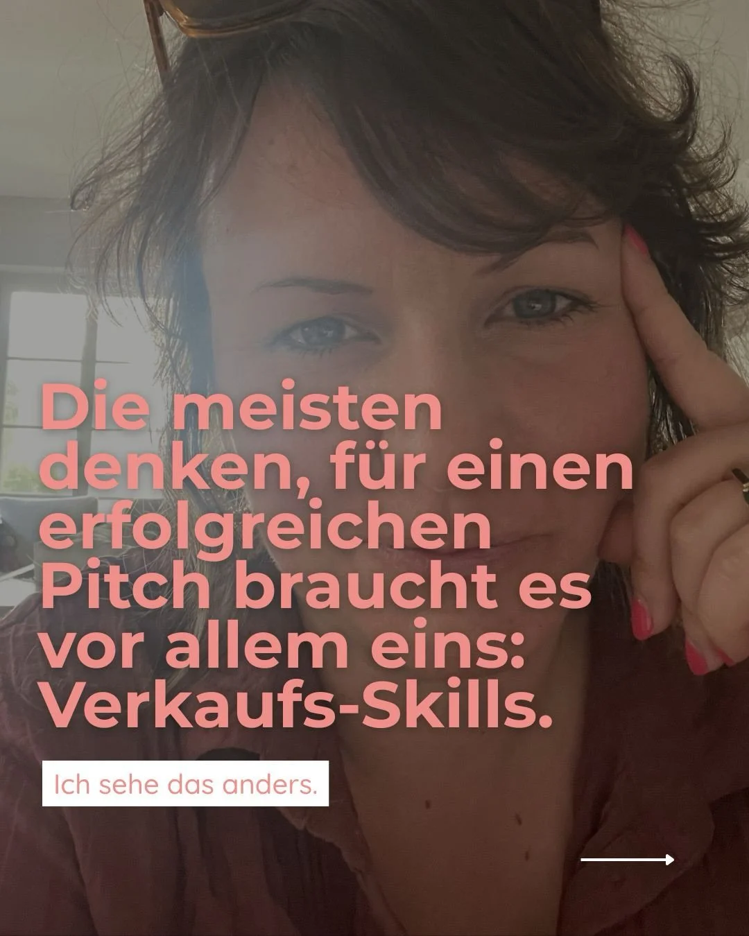 Die Schlagzahl ist wichtiger als die Schlagkraft. 💫 

Ich kann die beste Pitcherin sein &ndash; aber wenn ich niemanden kontaktiere, gibt es keinen Abschluss. 

Also: Einfach mal machen, k&ouml;nnte ja gut kommen! 💪🏼