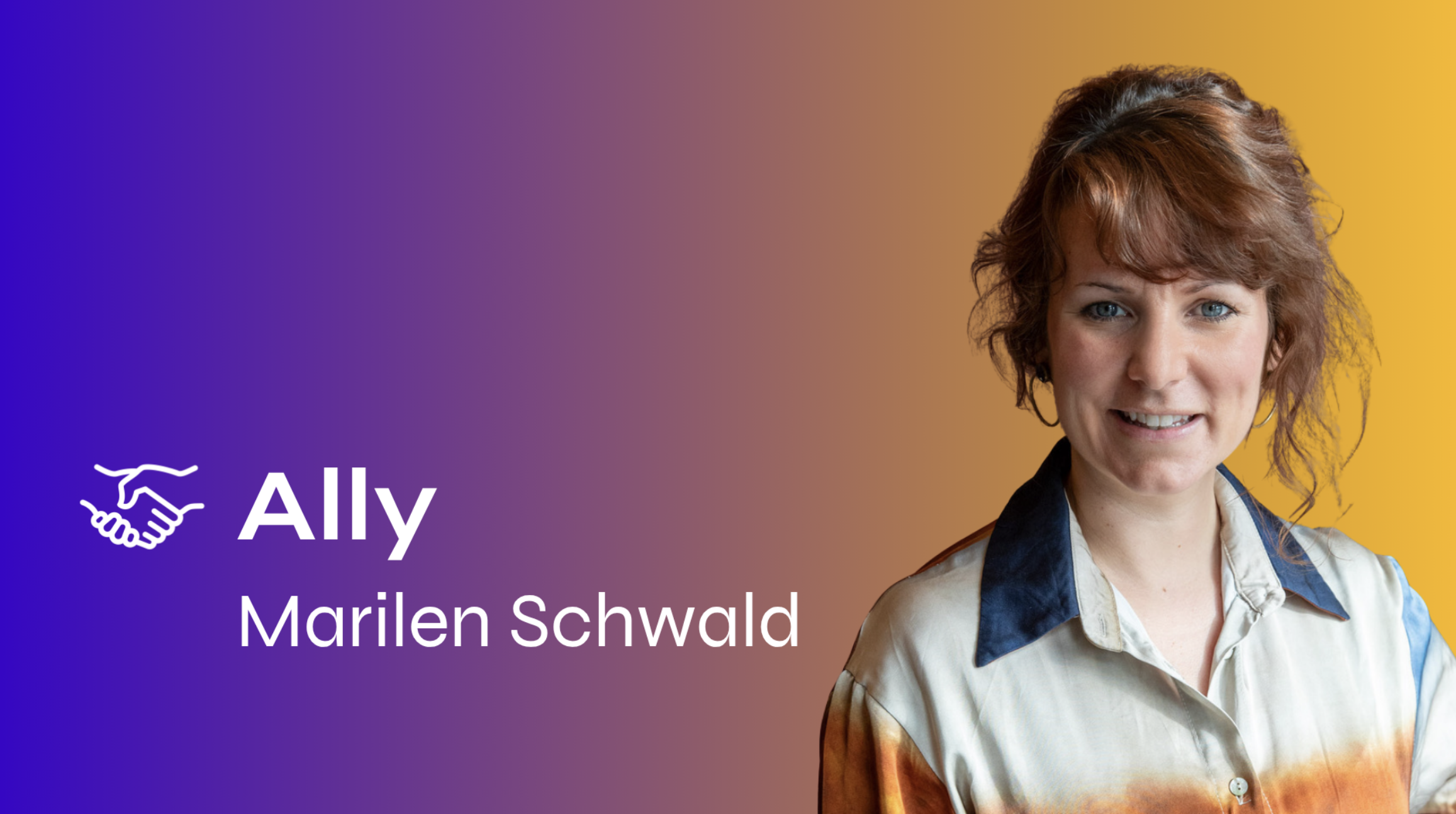 Allies sichtbar machen: Marilen Schwald