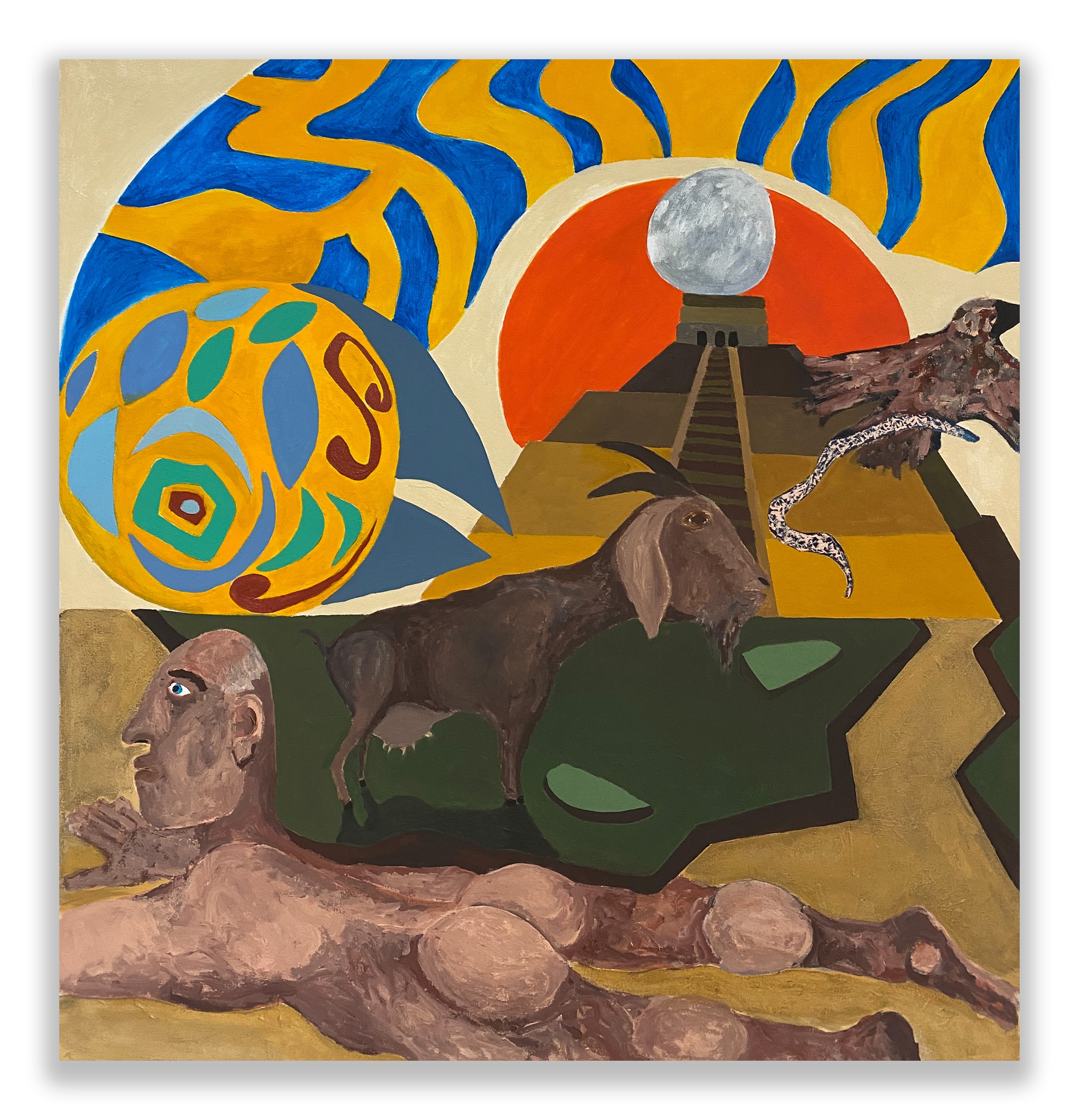 Revelation, 41" x 38", 2022