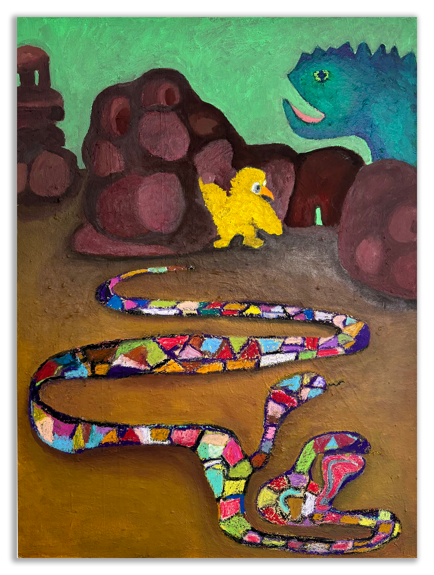 Serpent Slayer, 22" x 17.75"