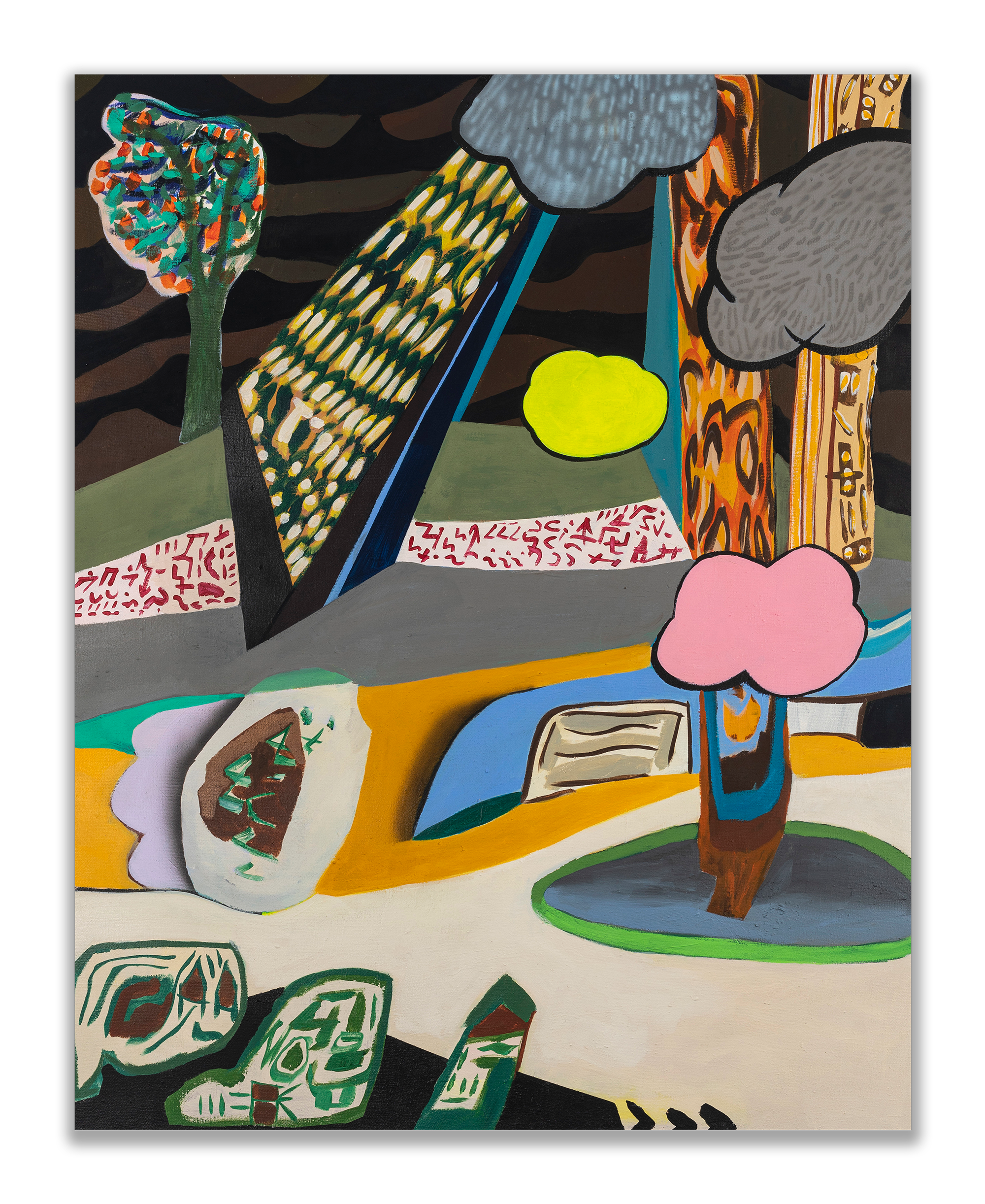 Clouds and Other Signs, 40" x 30", 2016